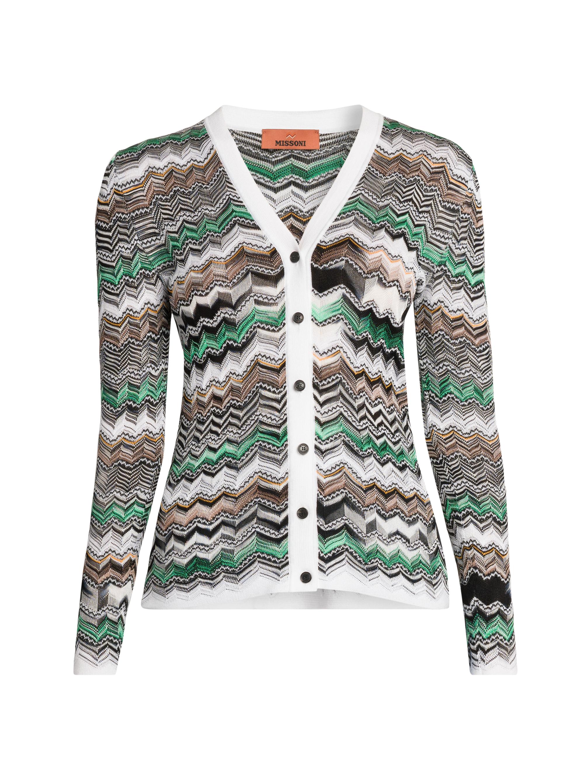 missoni カーディガン Missoni Zig Zag Metallic Duster Cardigan | Saks Fifth Avenue