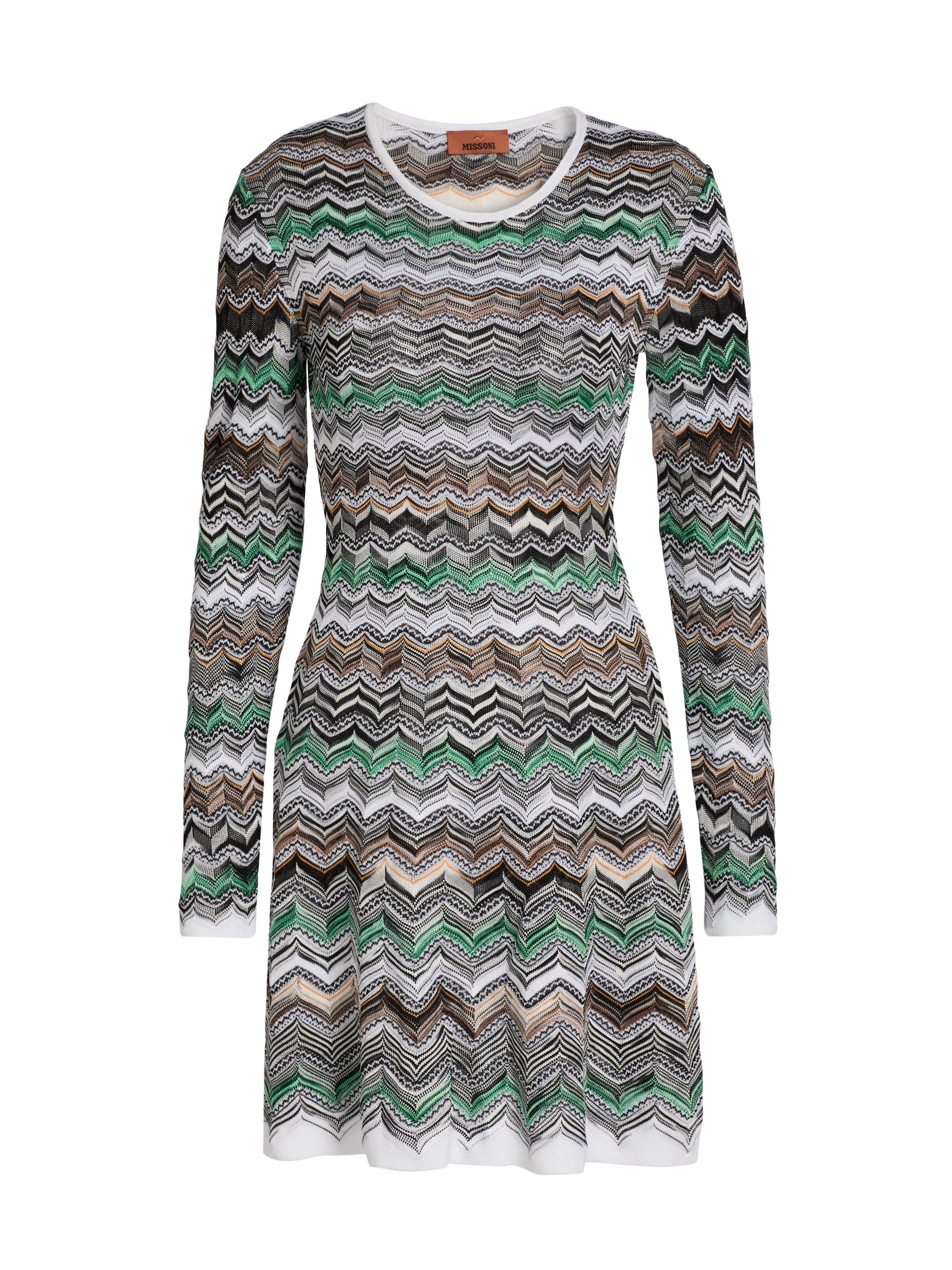 Missoni Women's Chevron Jacquard Minidress - Dark Tones