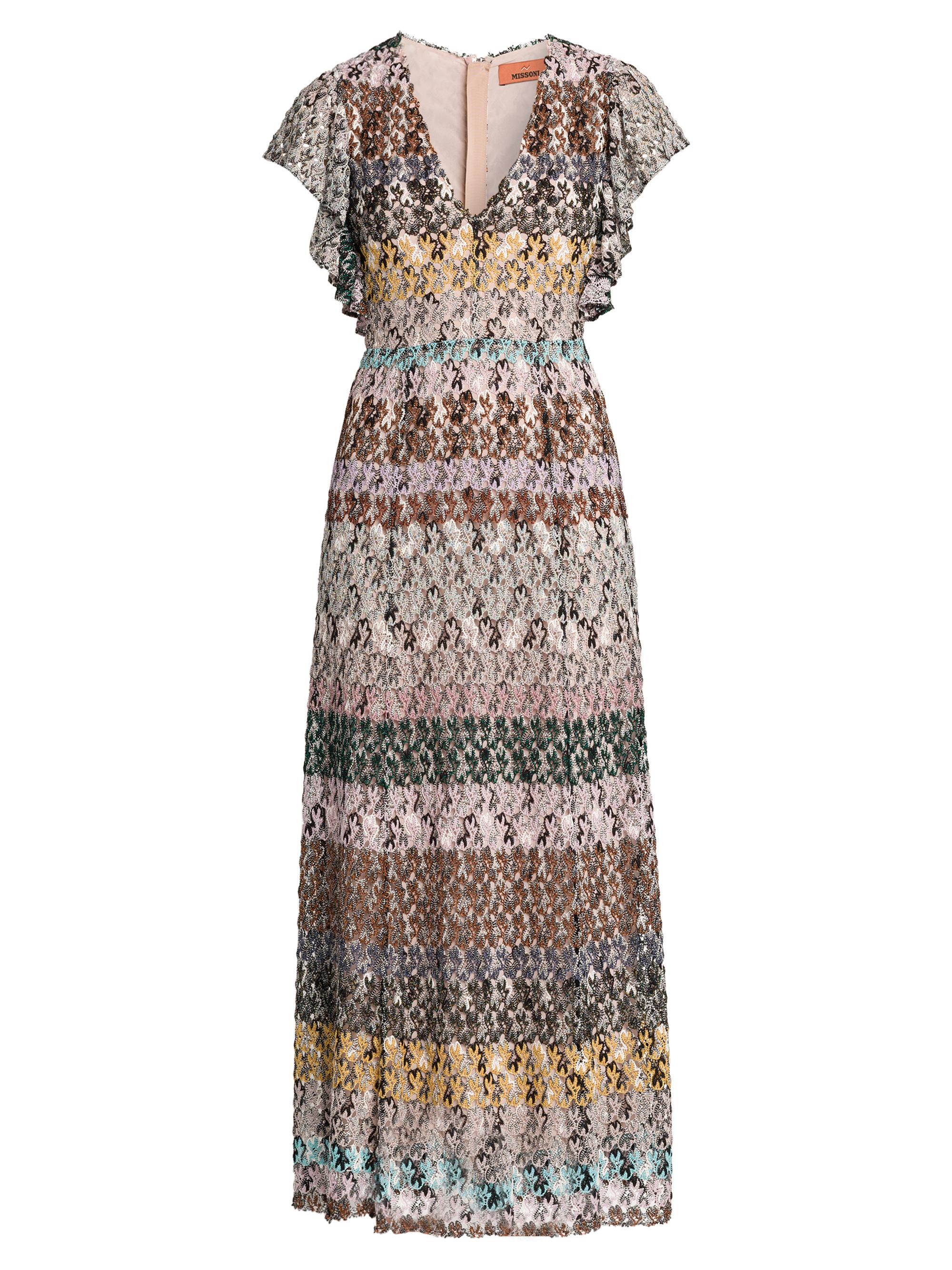 Missoni Women's Metallic Knit Maxi Dress - Multicolor Tones