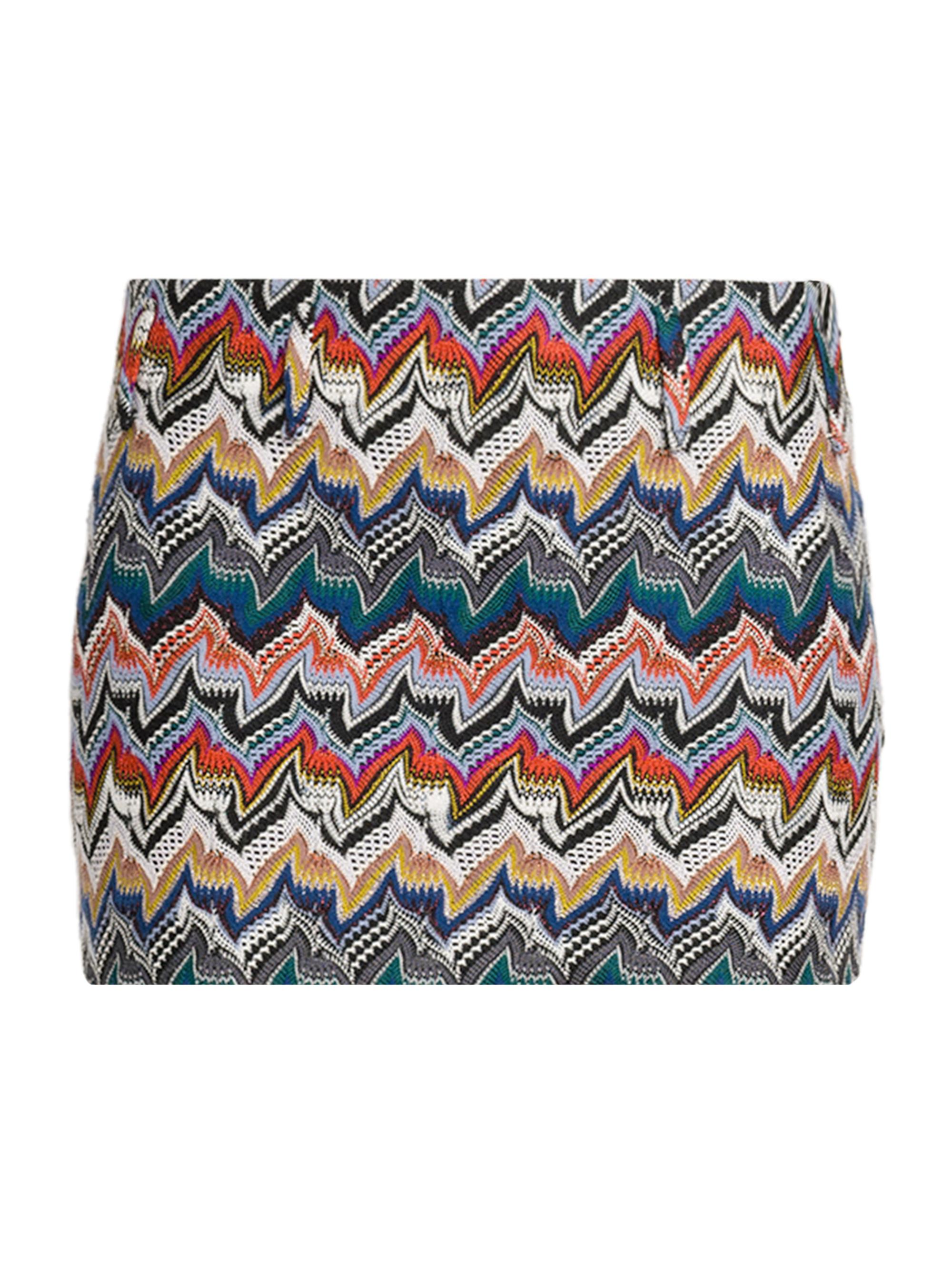 Missoni Women's Zig-Zag Knit Miniskirt - Multicolor Tones