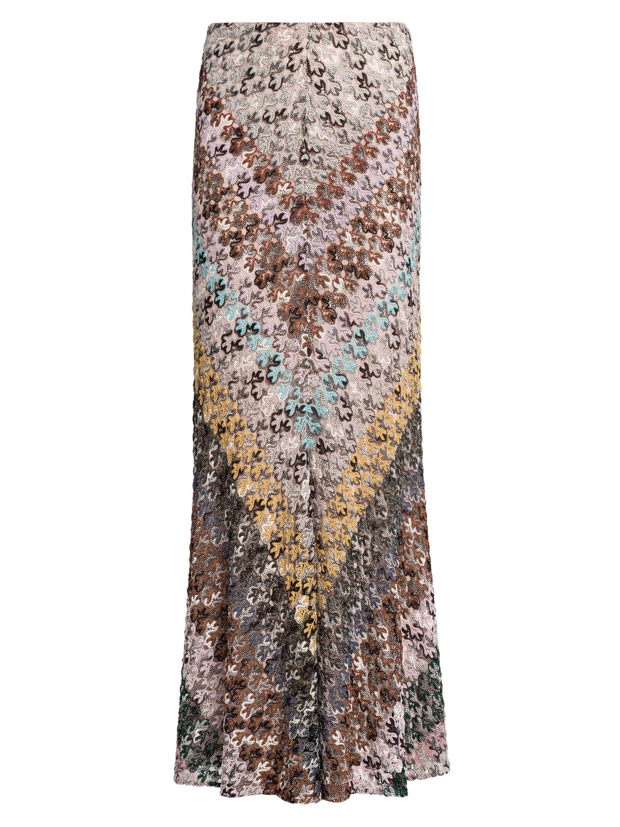 Missoni Women's Zig-Zag Knit Maxi Skirt - Multicolor Tones