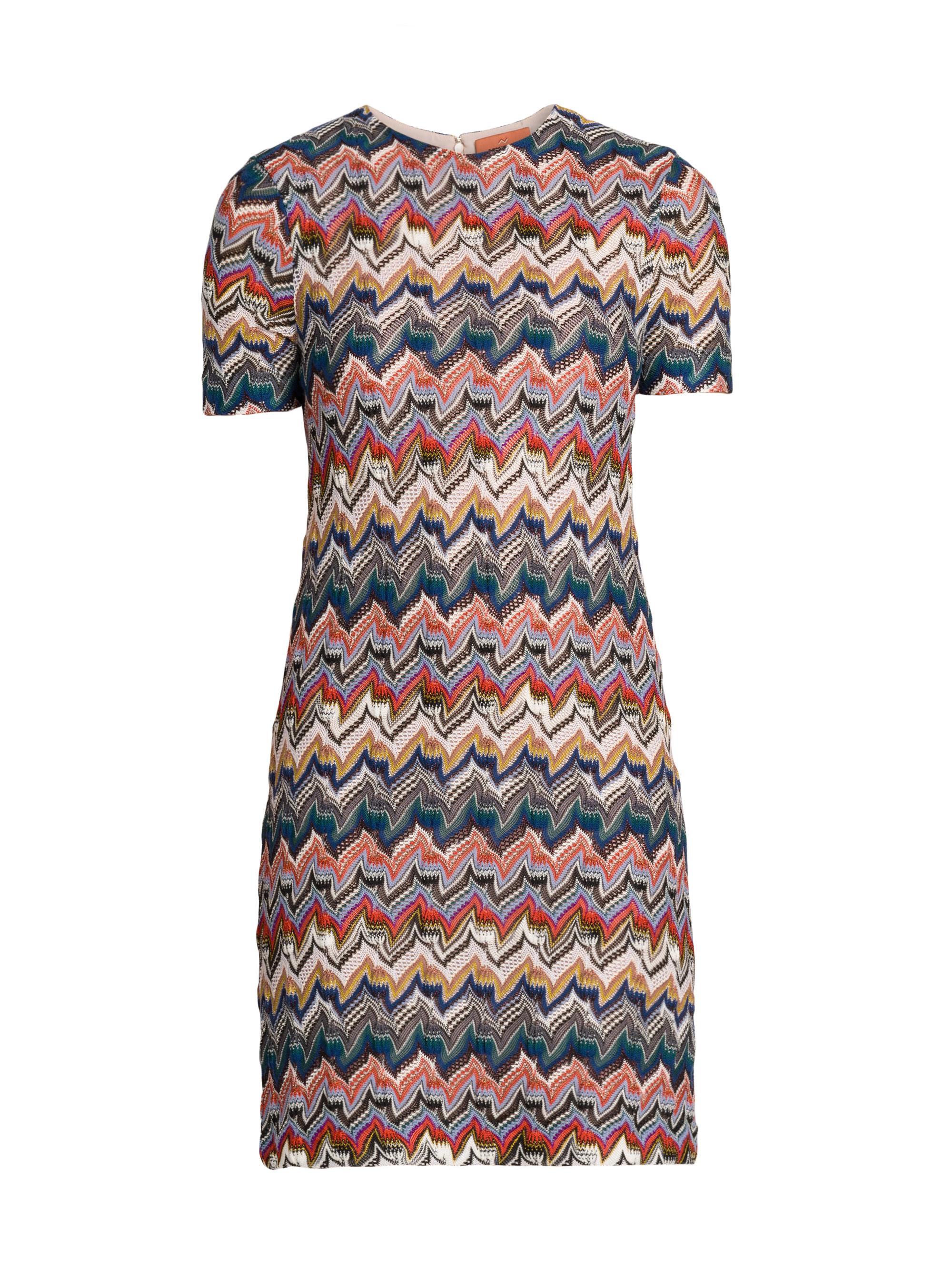 Missoni Women's Flowered Raschel Knit Minidress - Multicolor Tones
