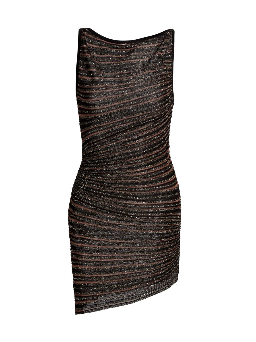 Missoni Women's Metallic Striped Knit Minidress