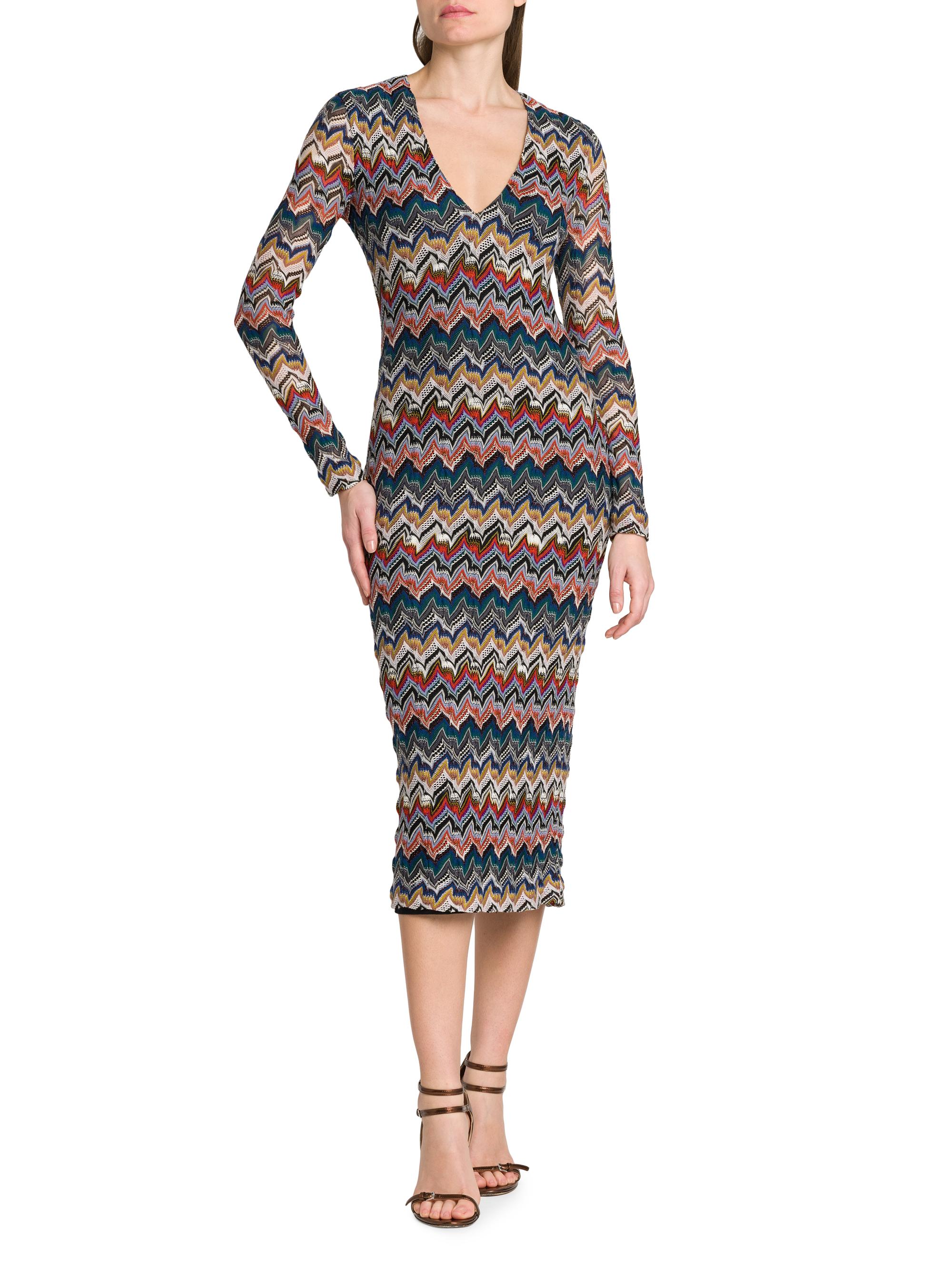 Missoni Zig-Zag Knit Midi-Dress | Saks Fifth Avenue