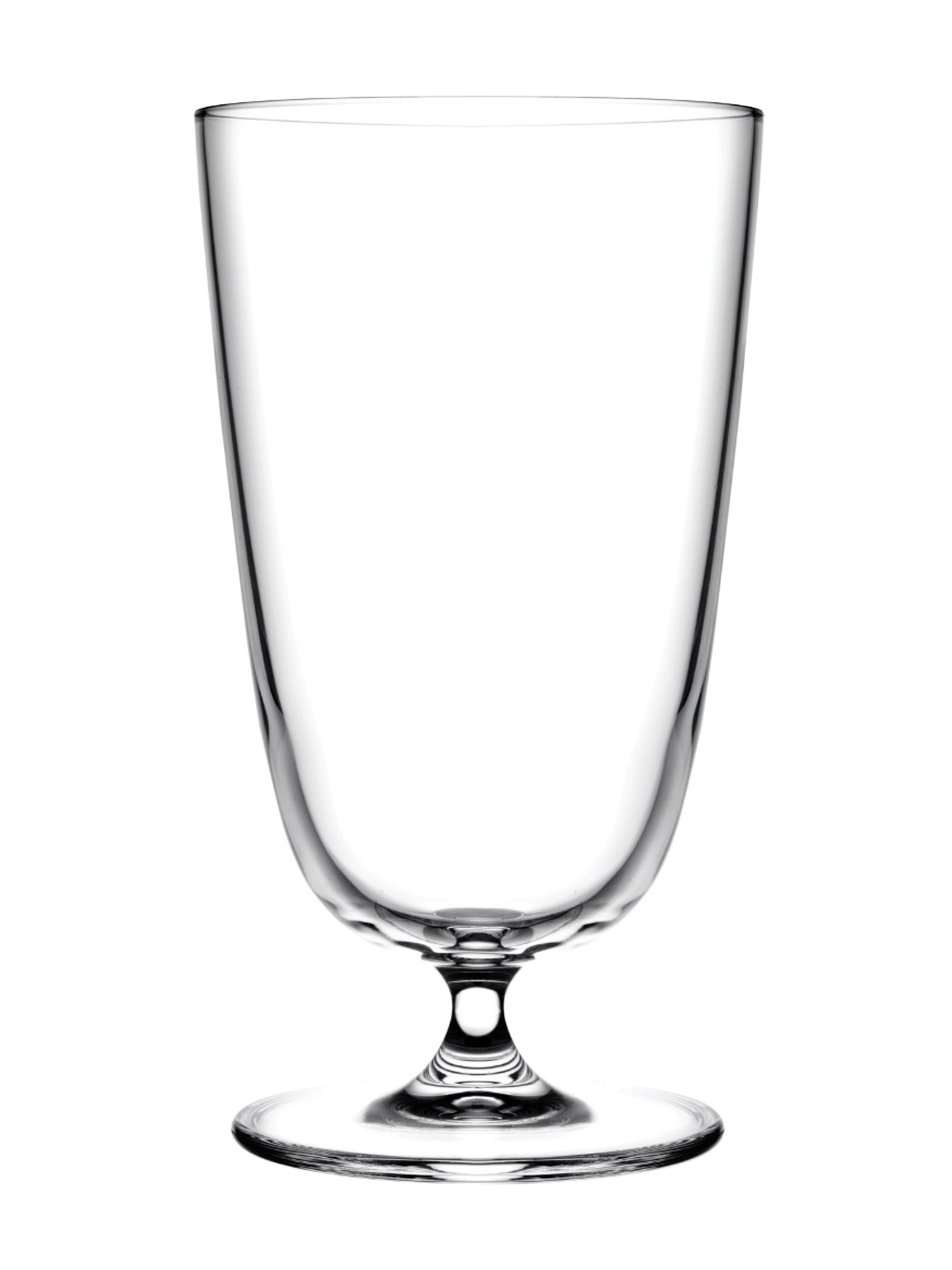 Nude Glass Bar/Giani Long Cocktail Glasses 4-Piece Set - Clear