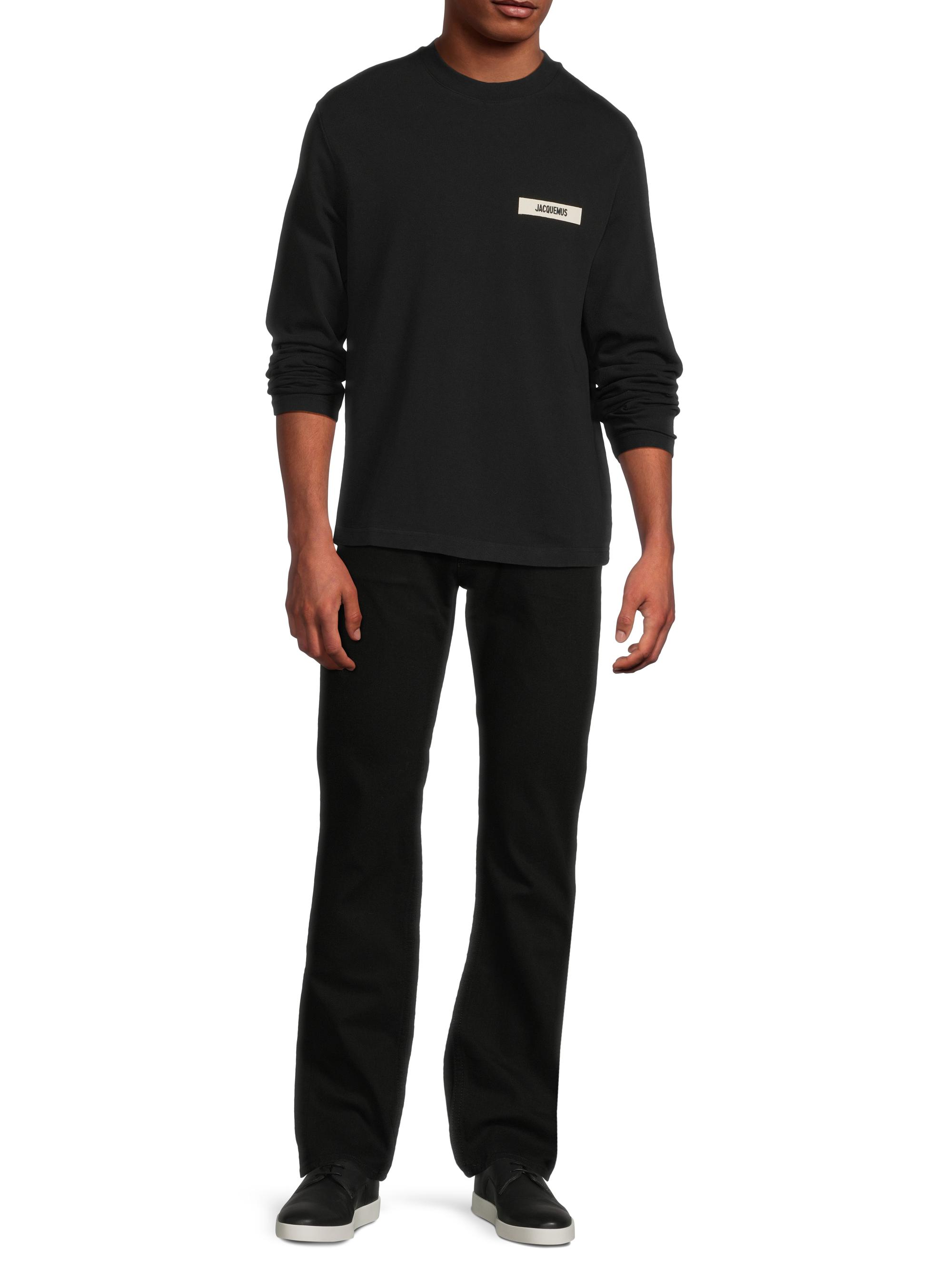 Jacquemus Cotton Logo Long-Sleeve Shirt | Saks Fifth Avenue