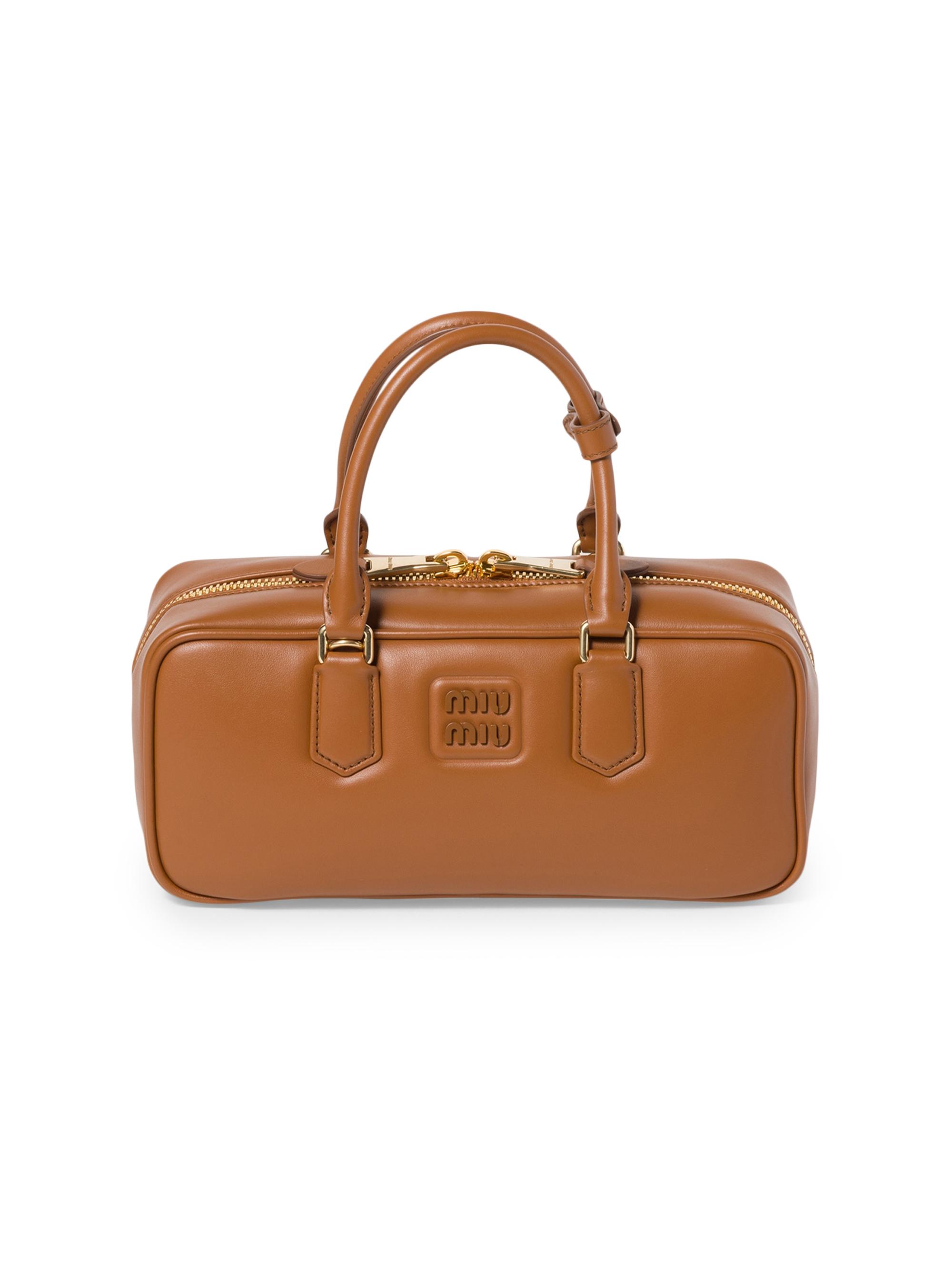 Miu Miu Arcadie Matelassé Suede Top Handle Bag | Saks Fifth Avenue