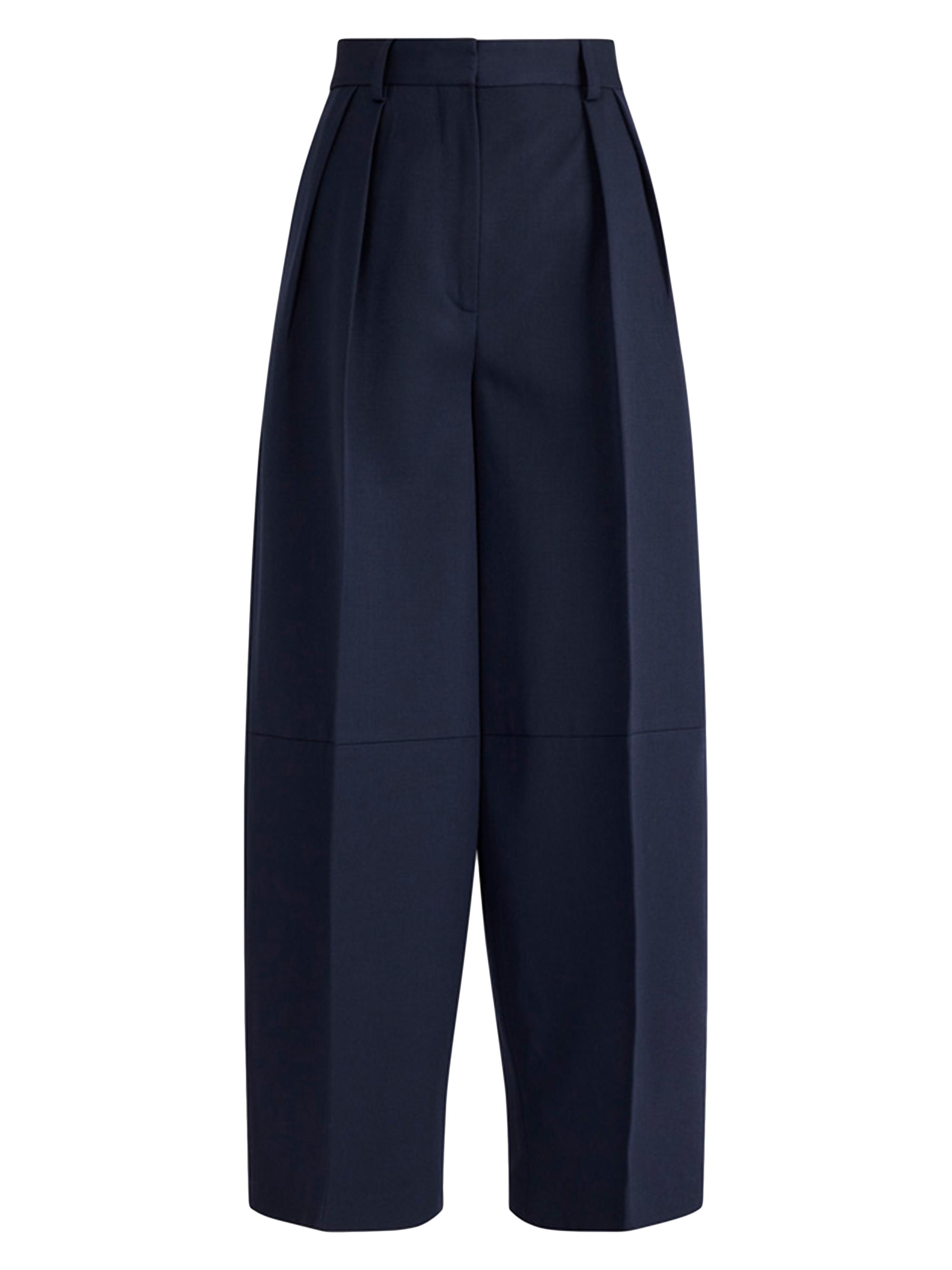 Altuzarra Women's Dash Stretch-Cotton Crop Pants - Navy