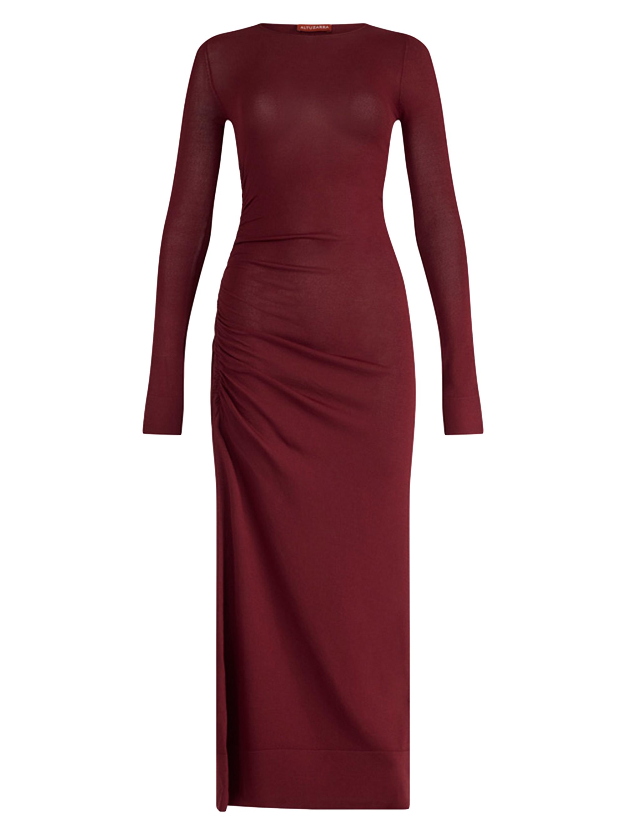 Altuzarra Women's Robb Gathered Waist Maxi Dress - Grenache