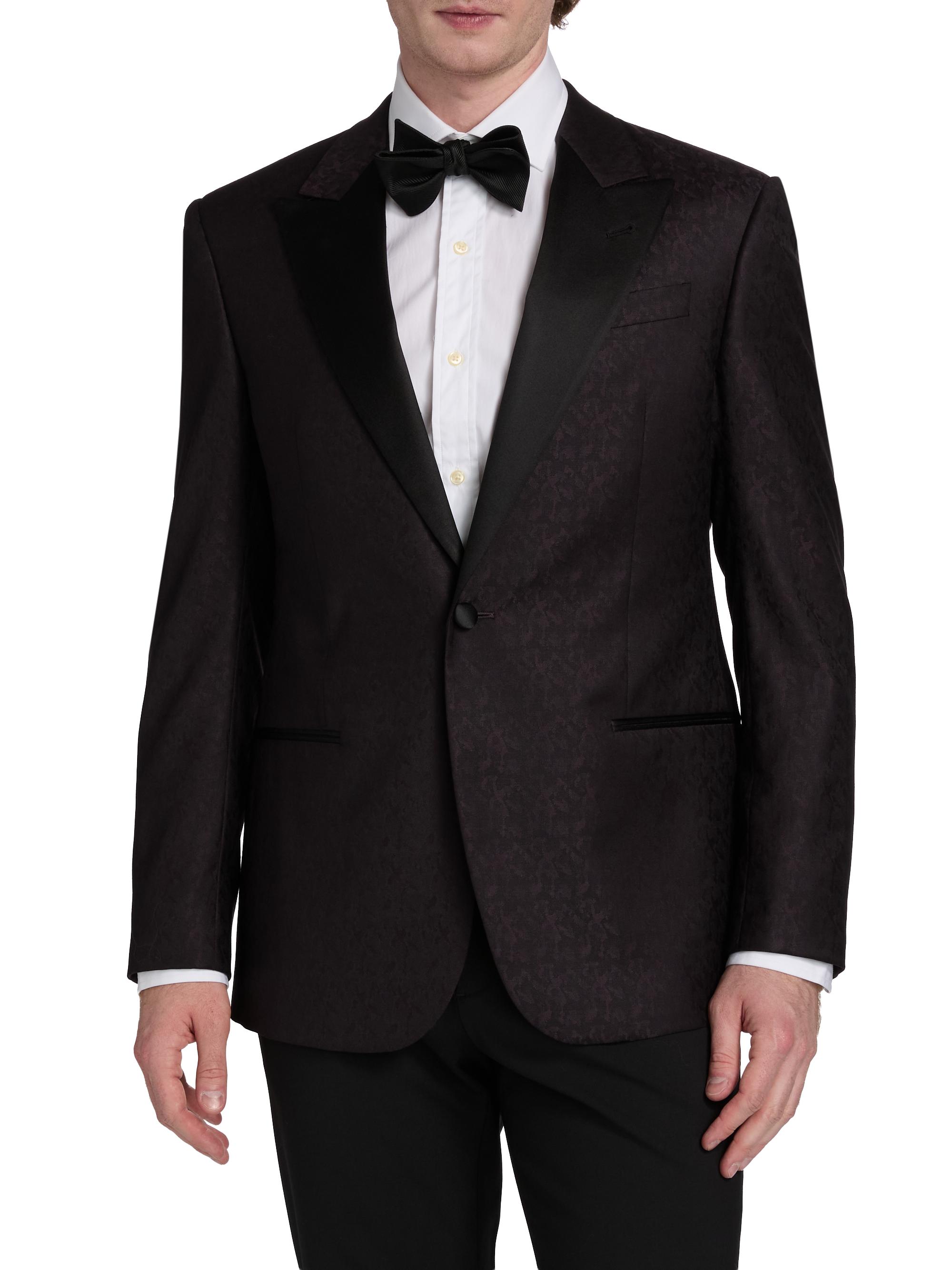 Emporio Armani Jacquard Wool Dinner Jacket | Saks Fifth Avenue