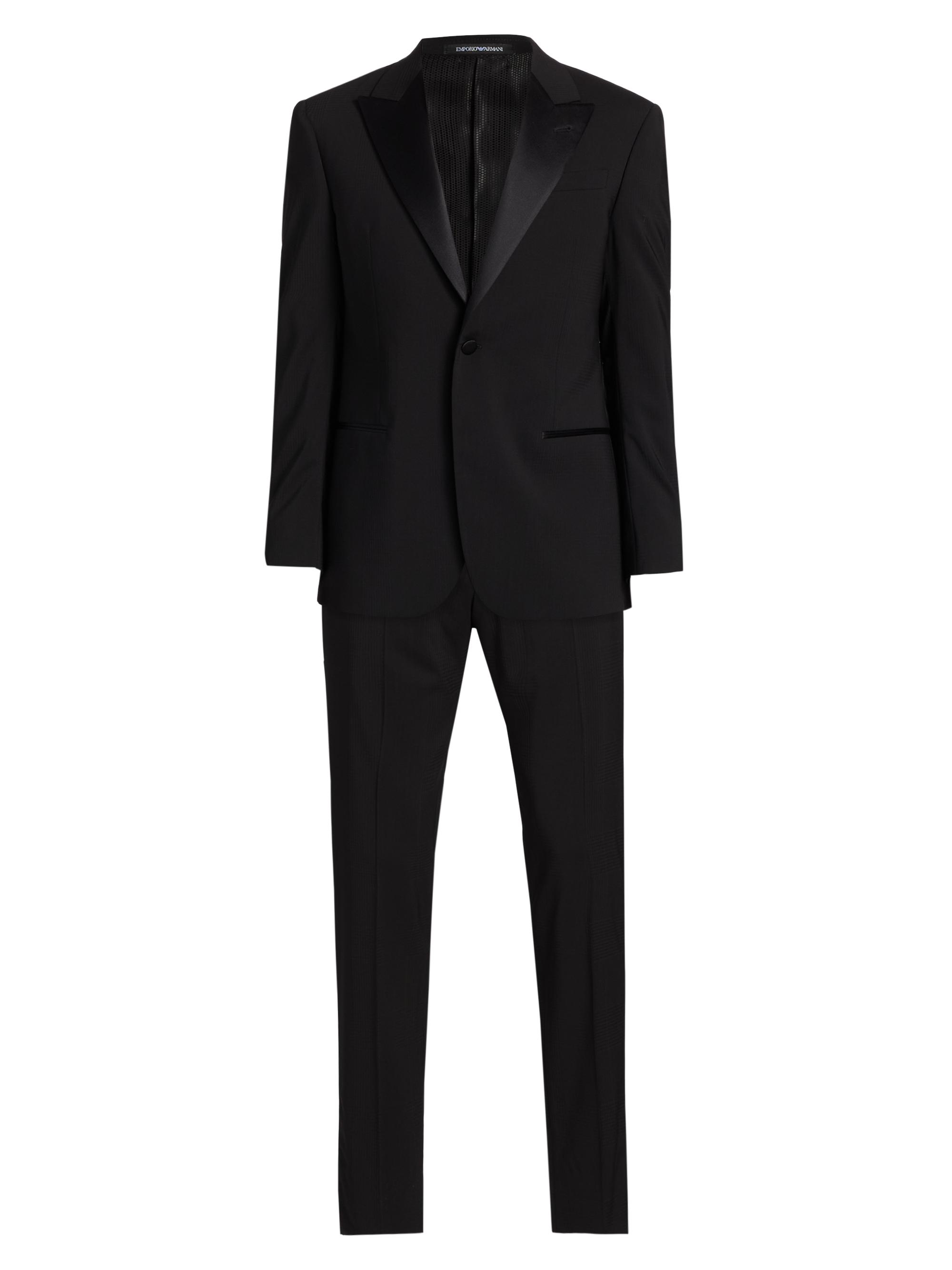 Emporio Armani G-Line Classic Wool Notch Lapel Tuxedo | Saks Fifth