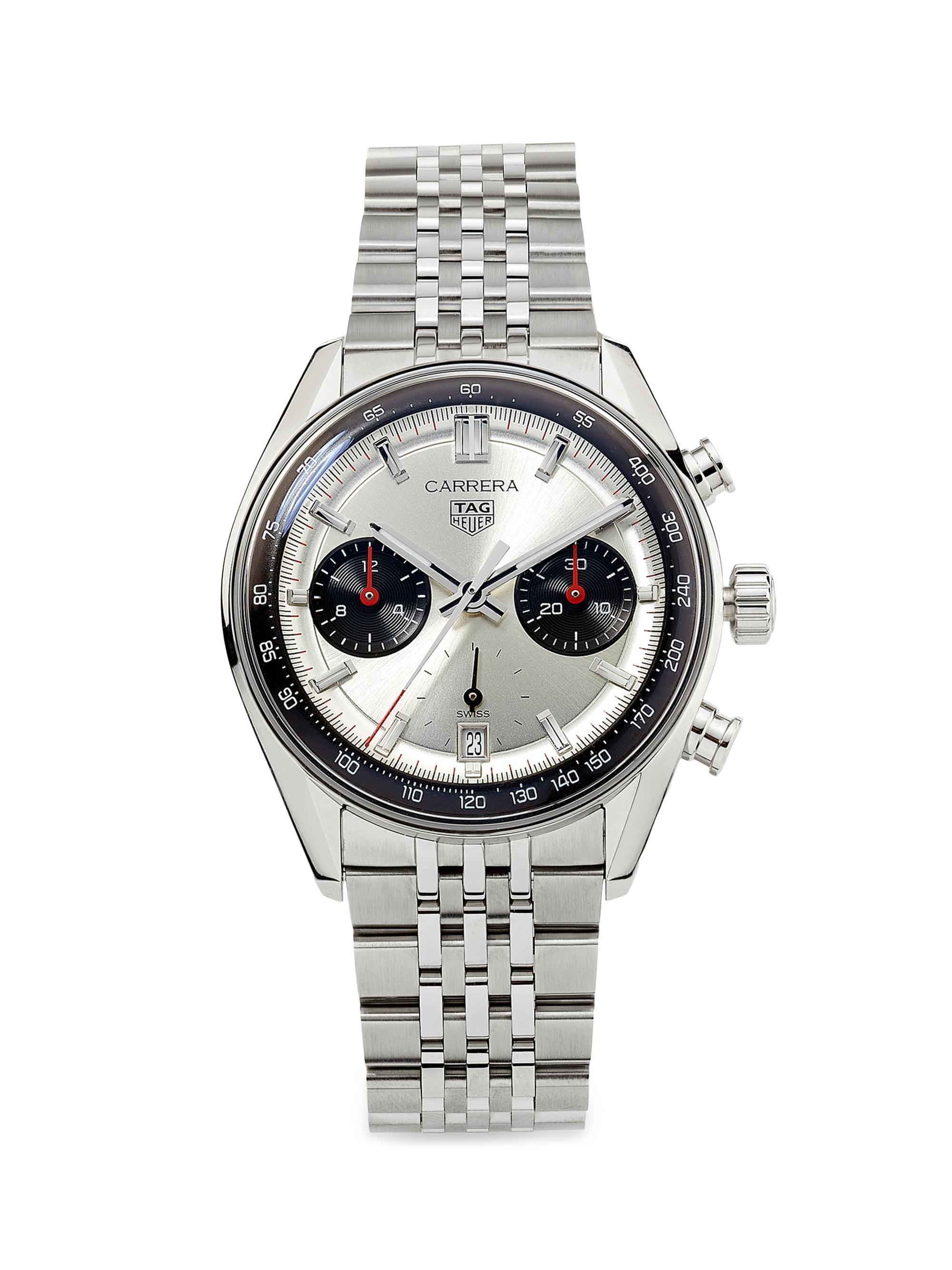 TAG Heuer Men's Carrera Stainless Steel Chronograph Watch/39MM - Stainless Steel
