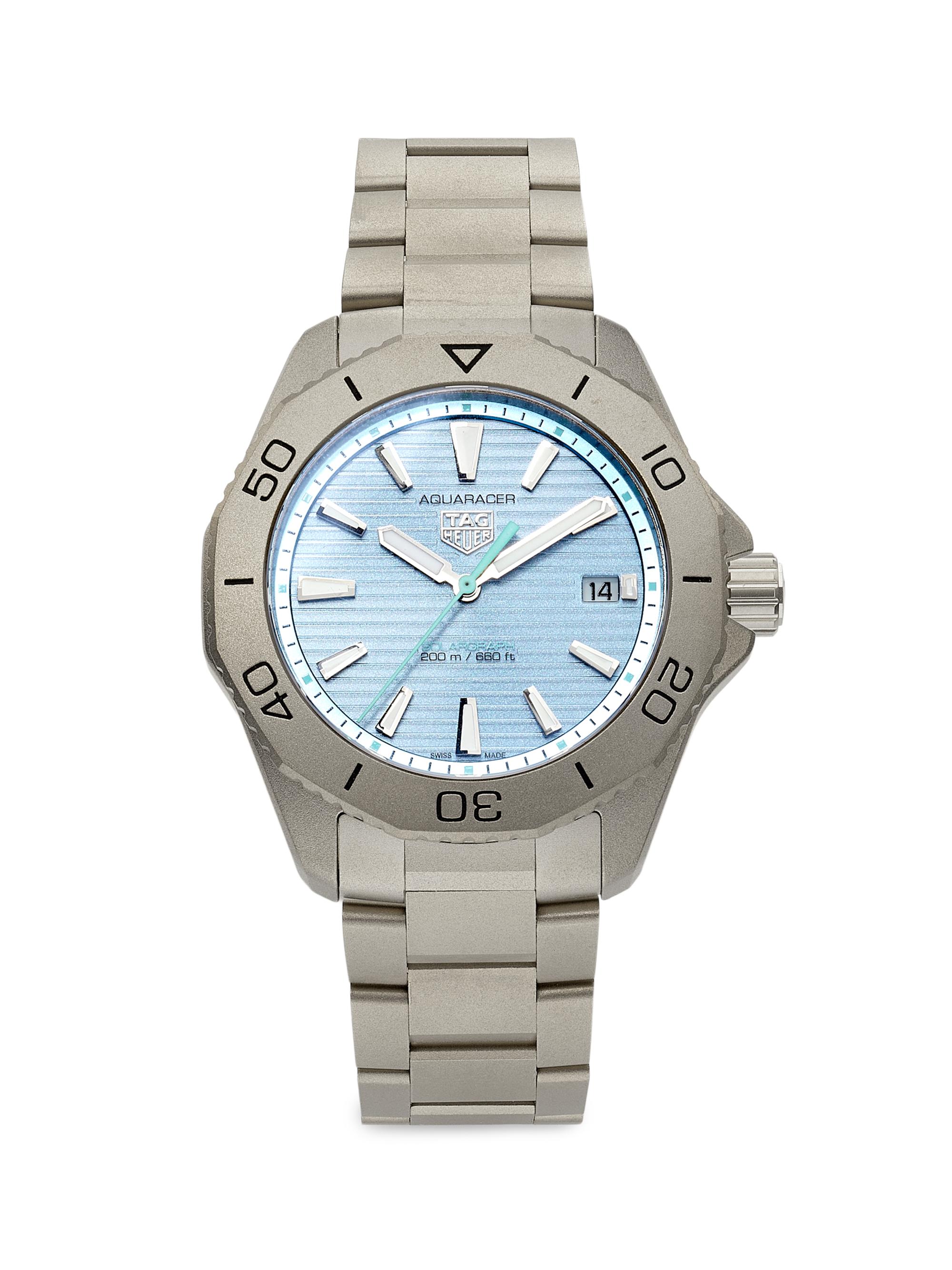 TAG Heuer Men's Aquaracer Titanium Bracelet Watch/40MM - Gray