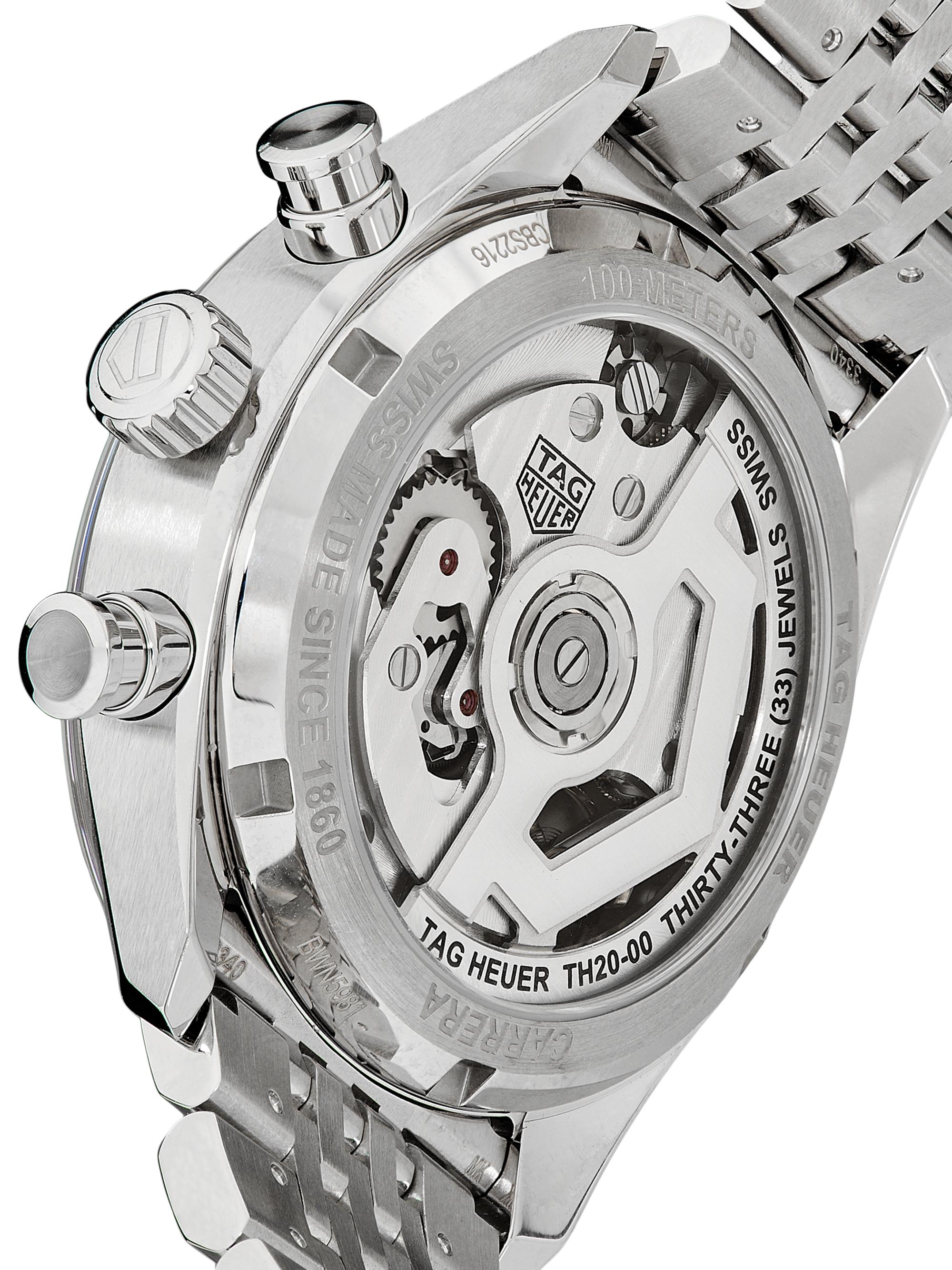 Men's Carrera Stainless Steel Chronograph Watch/39MM Stainless