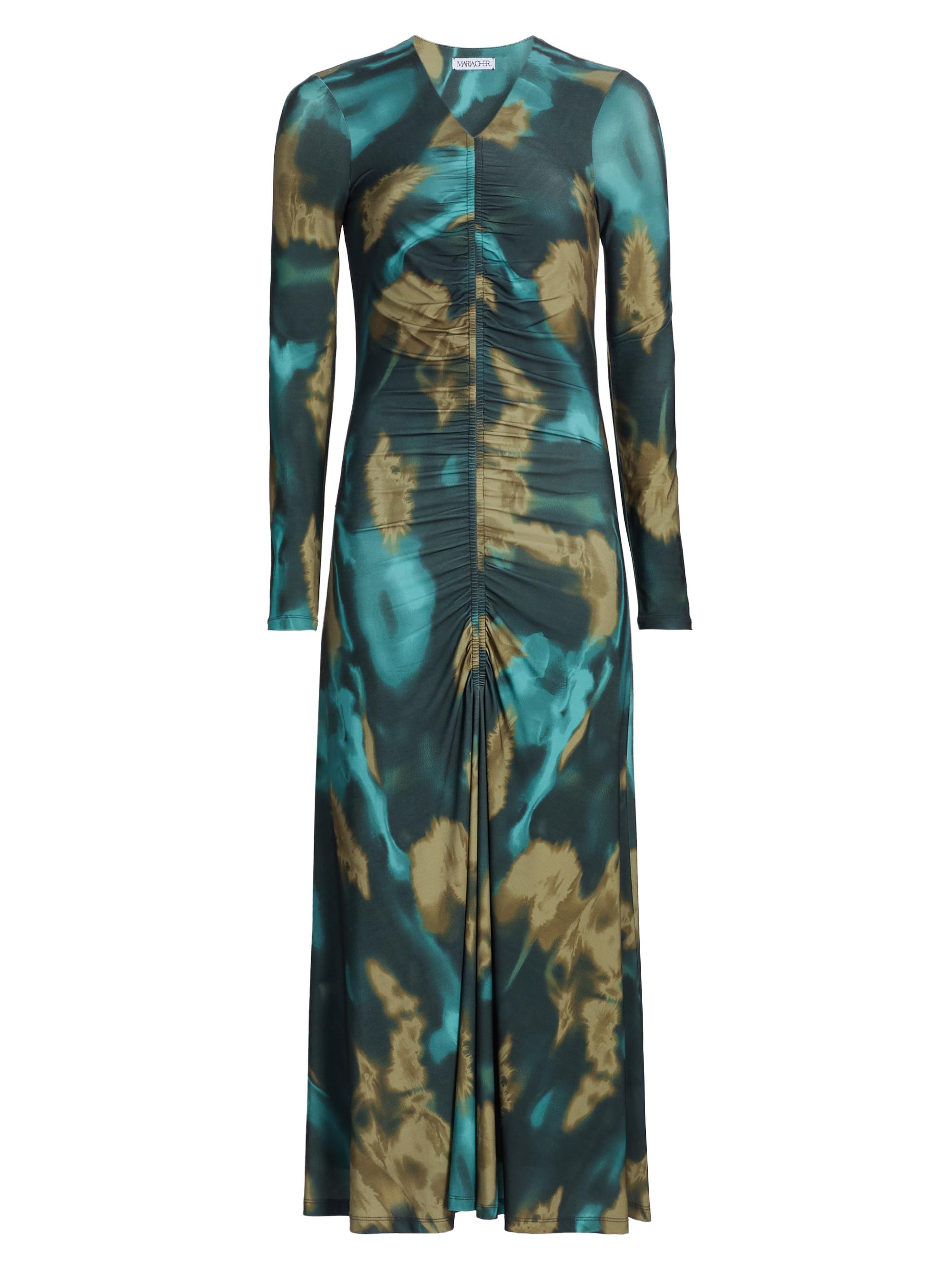 Maria Cher Women's Chester Carly Abstract-Print Maxi Dress - Green
