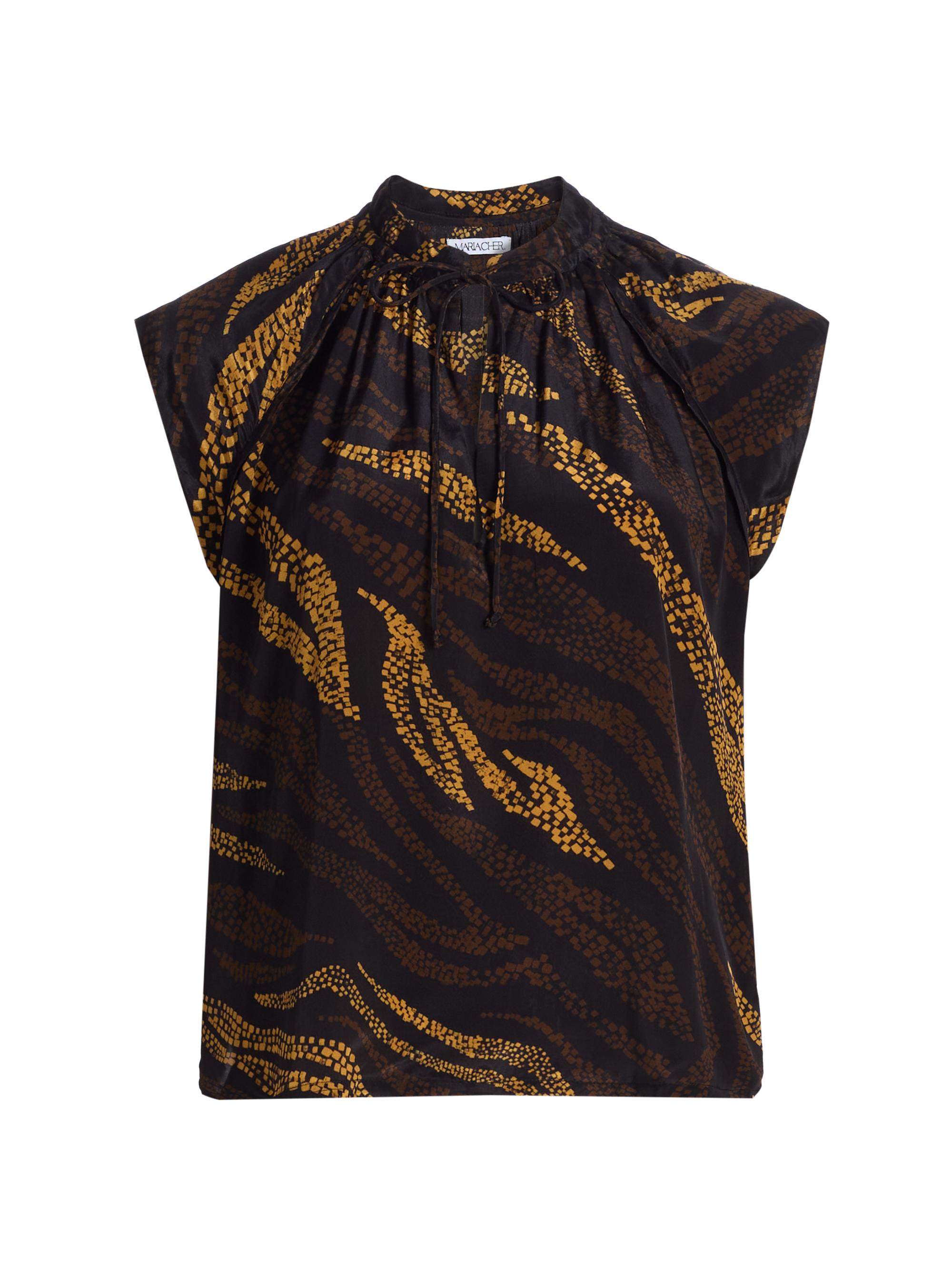 Maria Cher Women's Bowie Keyla Printed Top - Brown