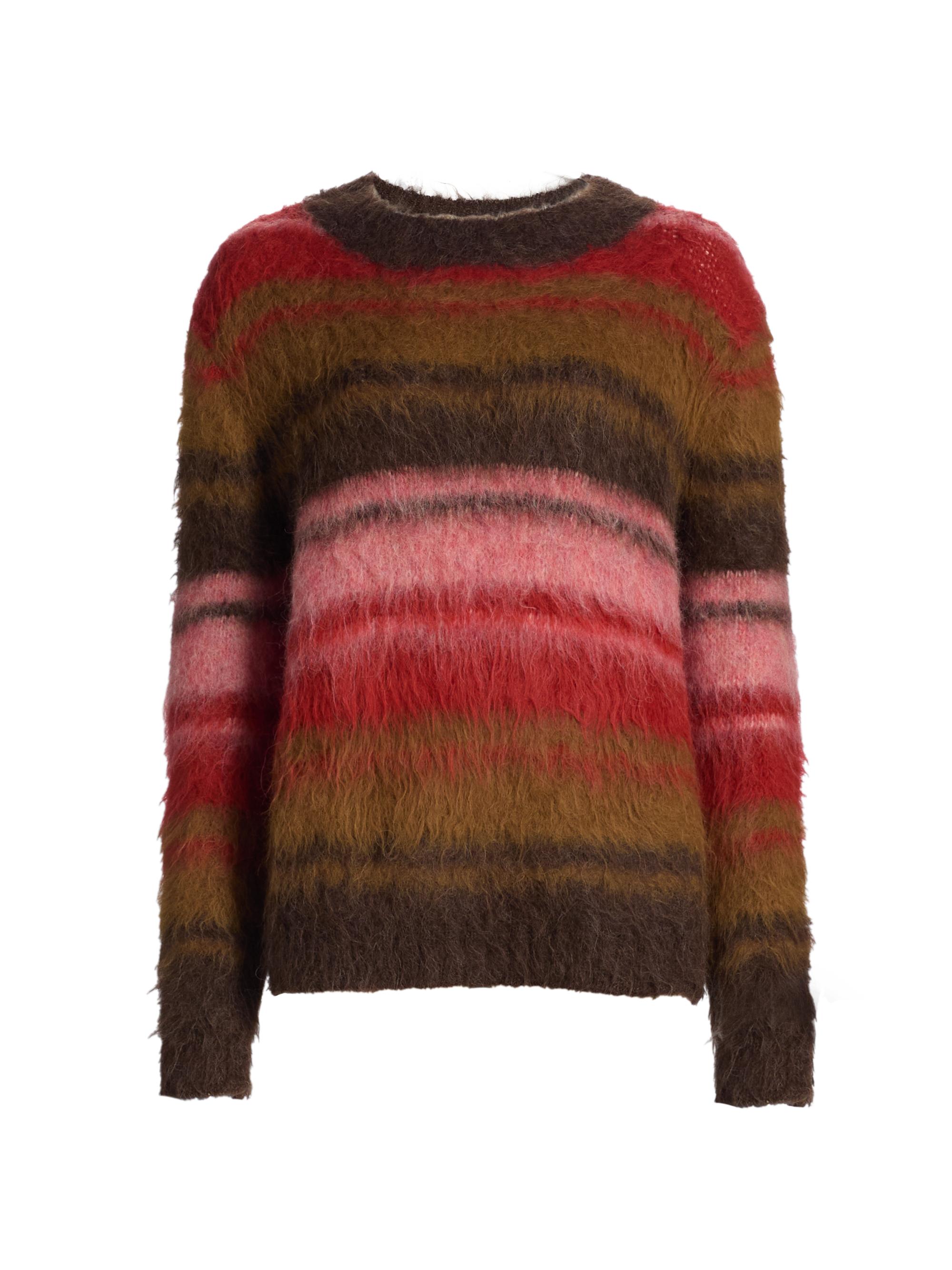 Maria Cher Women's Prince Martina Striped Alpaca Wool-Blend Sweater - Green