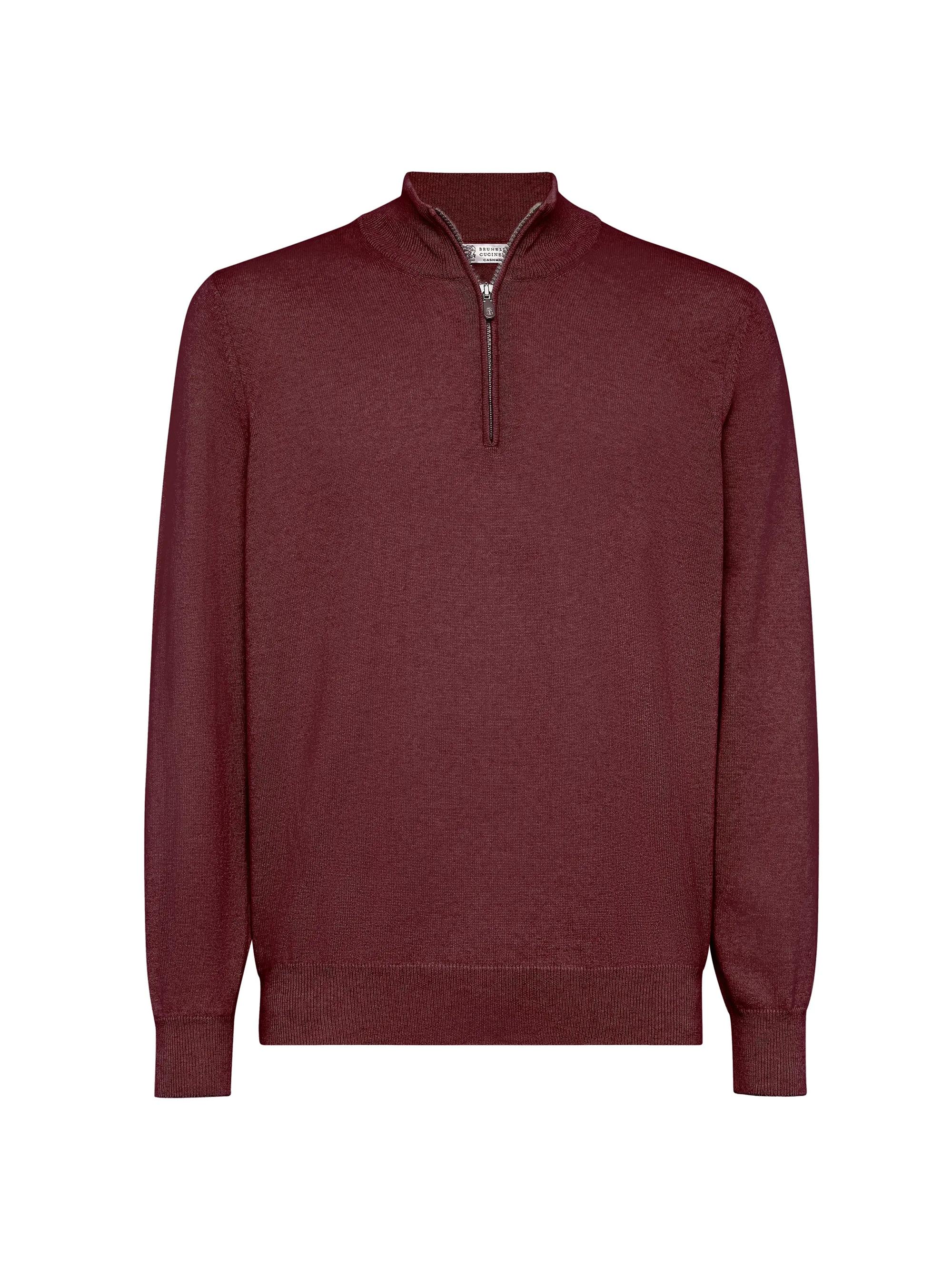 Brunello Cucinelli Cashmere Sweater with Half Zip | Saks Fifth Avenue