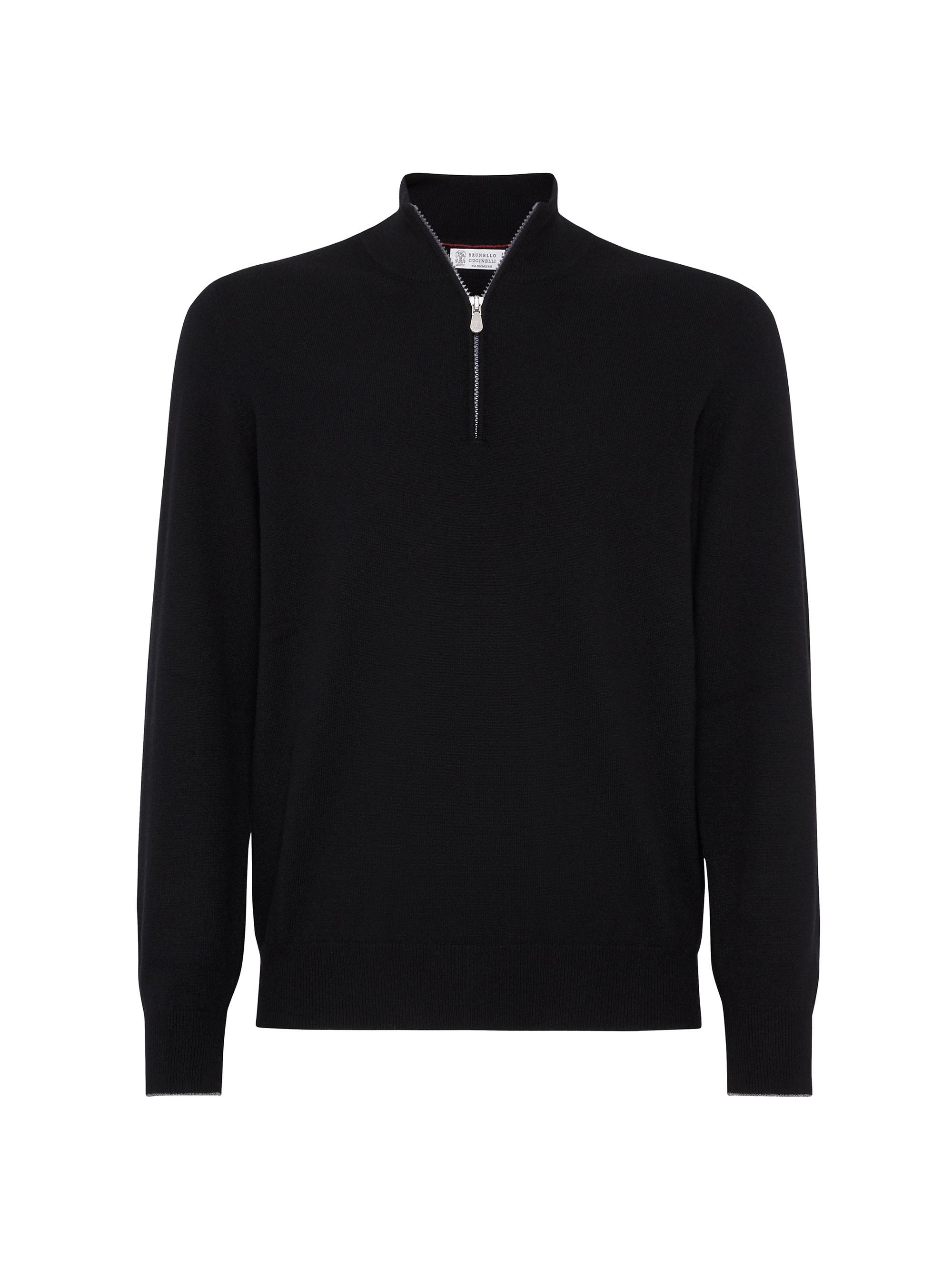 Brunello Cucinelli Cashmere Sweater with Half Zip | Saks Fifth Avenue