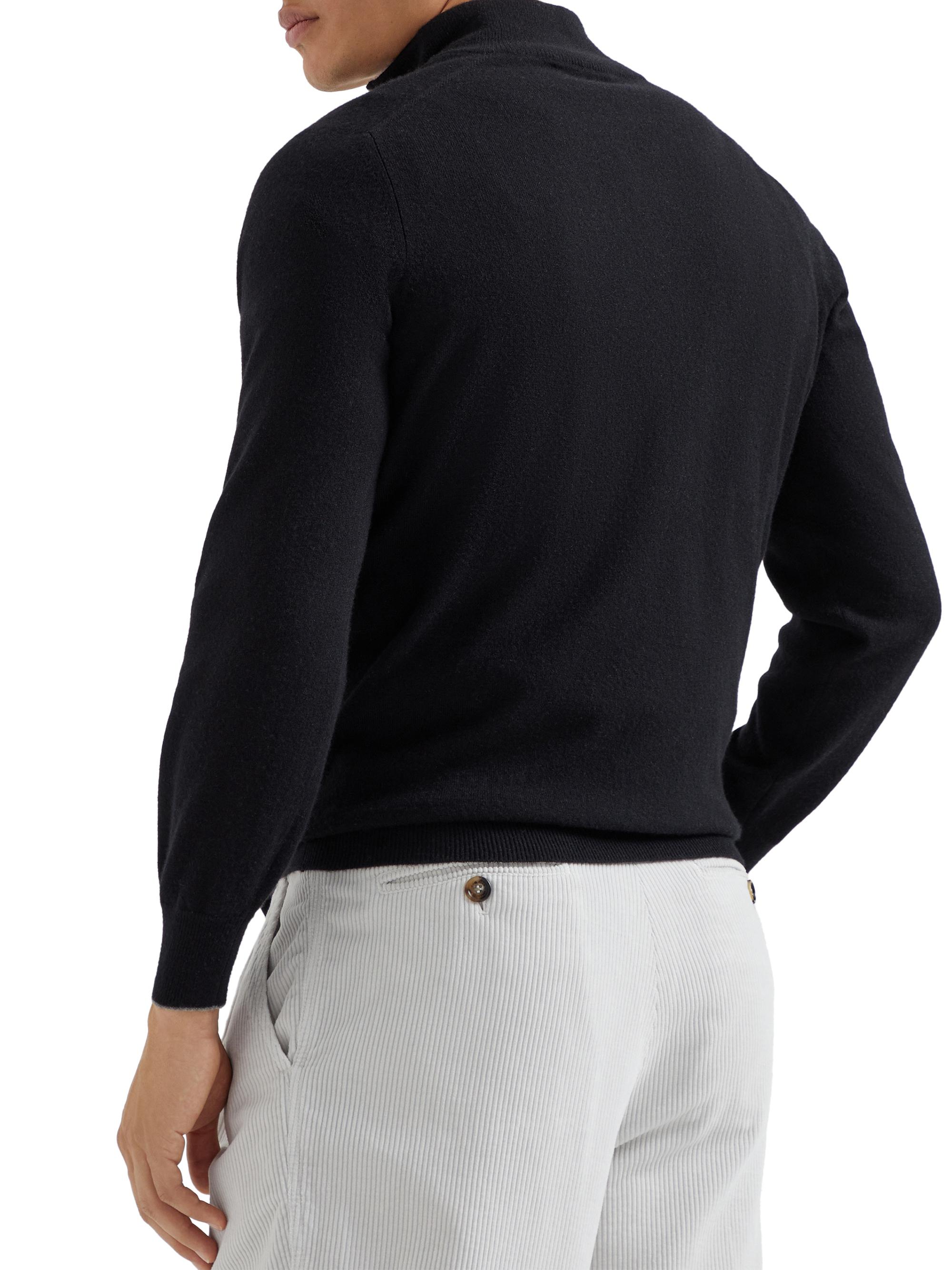 Brunello Cucinelli Cashmere Sweater with Half Zip | Saks Fifth Avenue