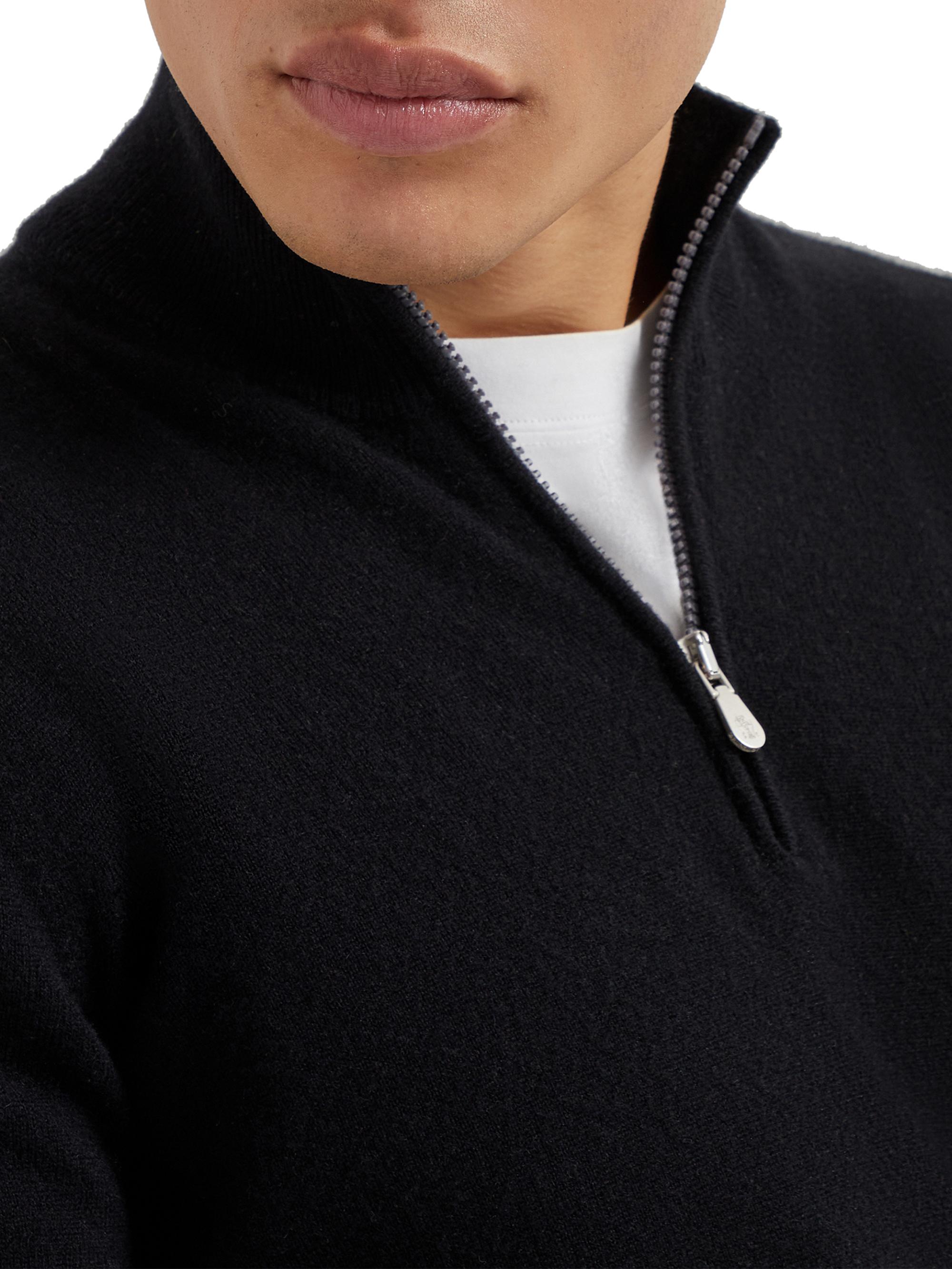 Brunello Cucinelli Cashmere Sweater with Half Zip | Saks Fifth Avenue