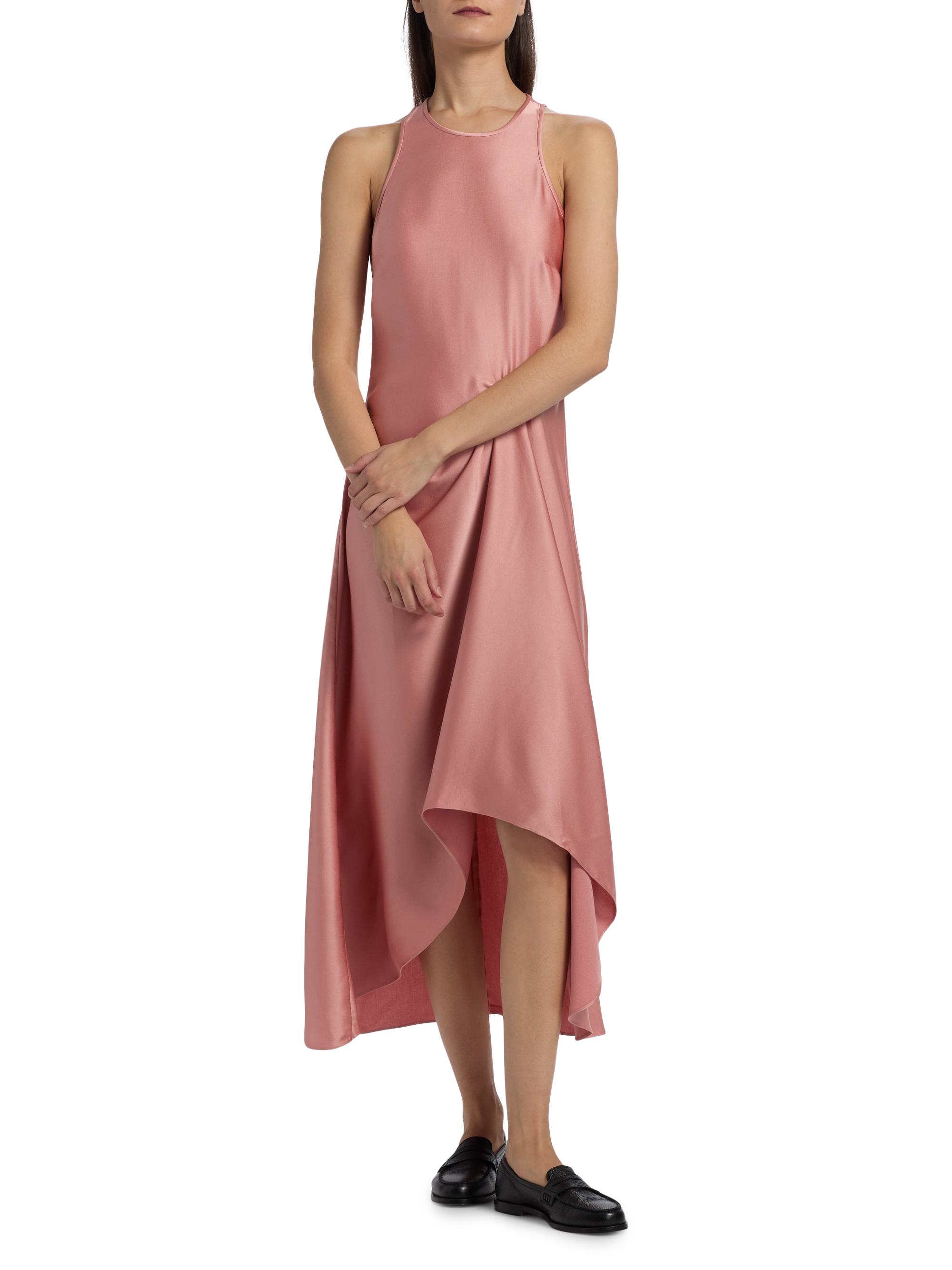 Reiss Women's Micah Draped Midi-Dress - Pink - Size 10