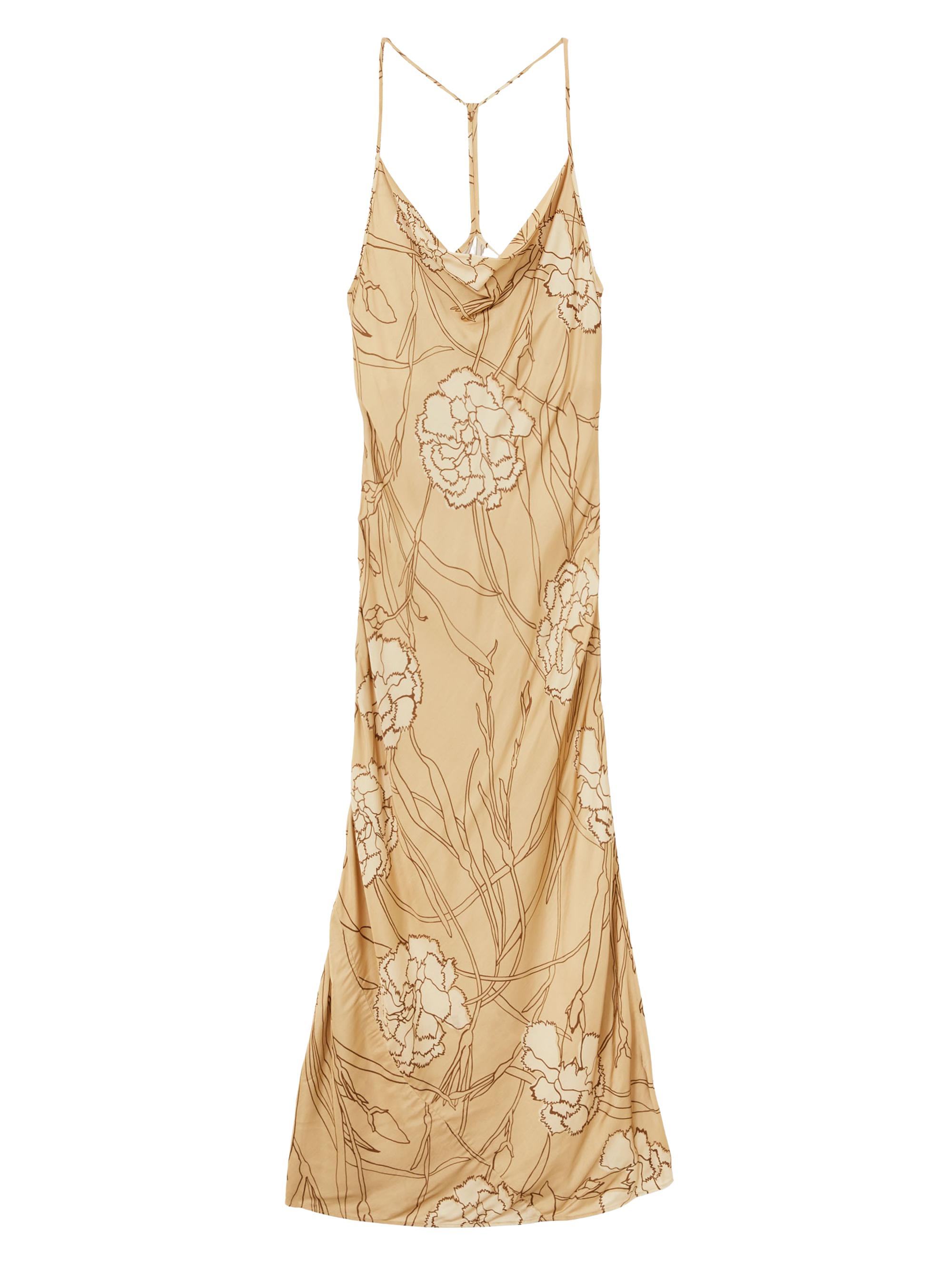 Reiss Women's Rochelle Floral Slip Dress - Gold