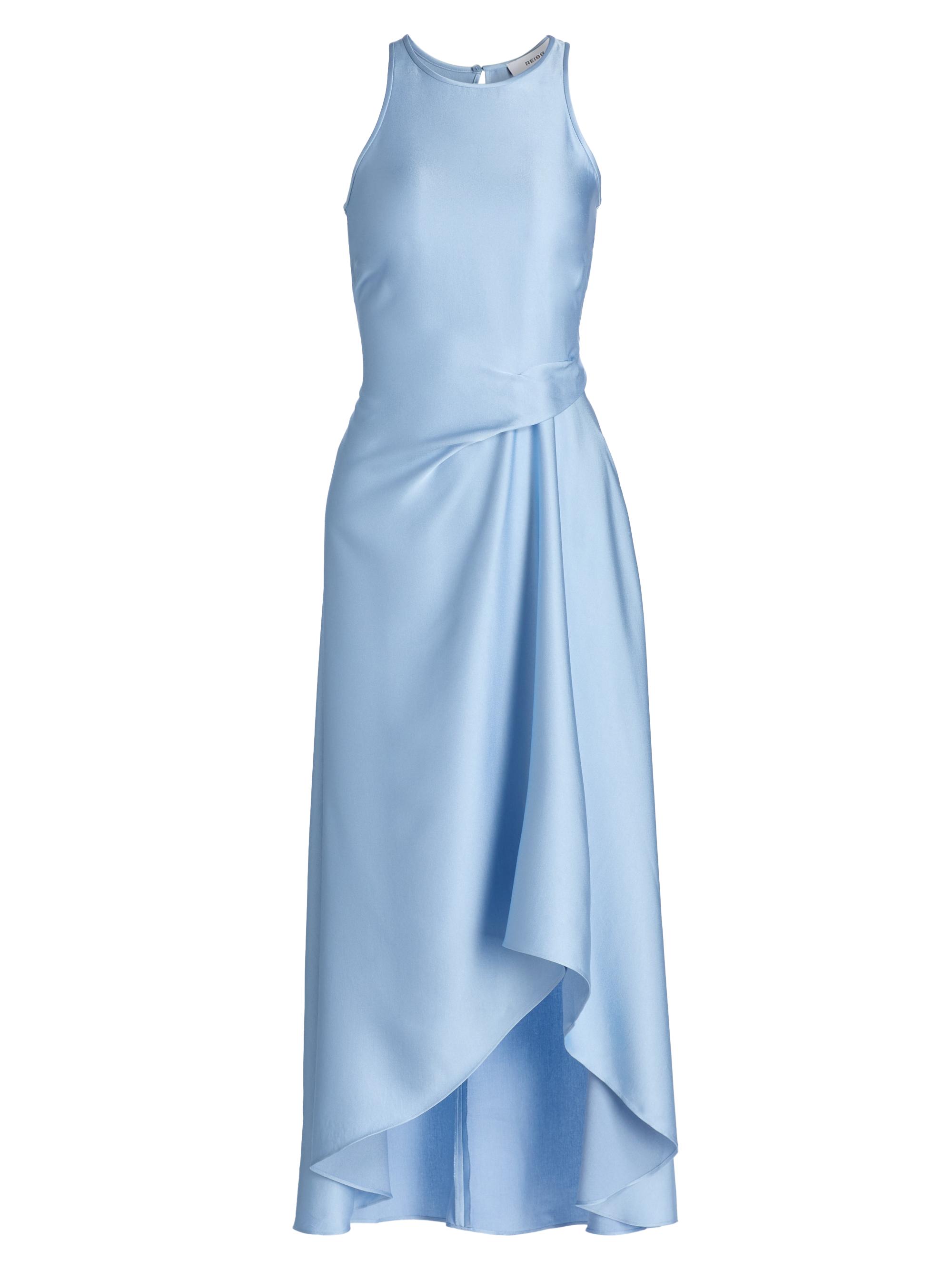Micah Bias Drape Midi-Dress