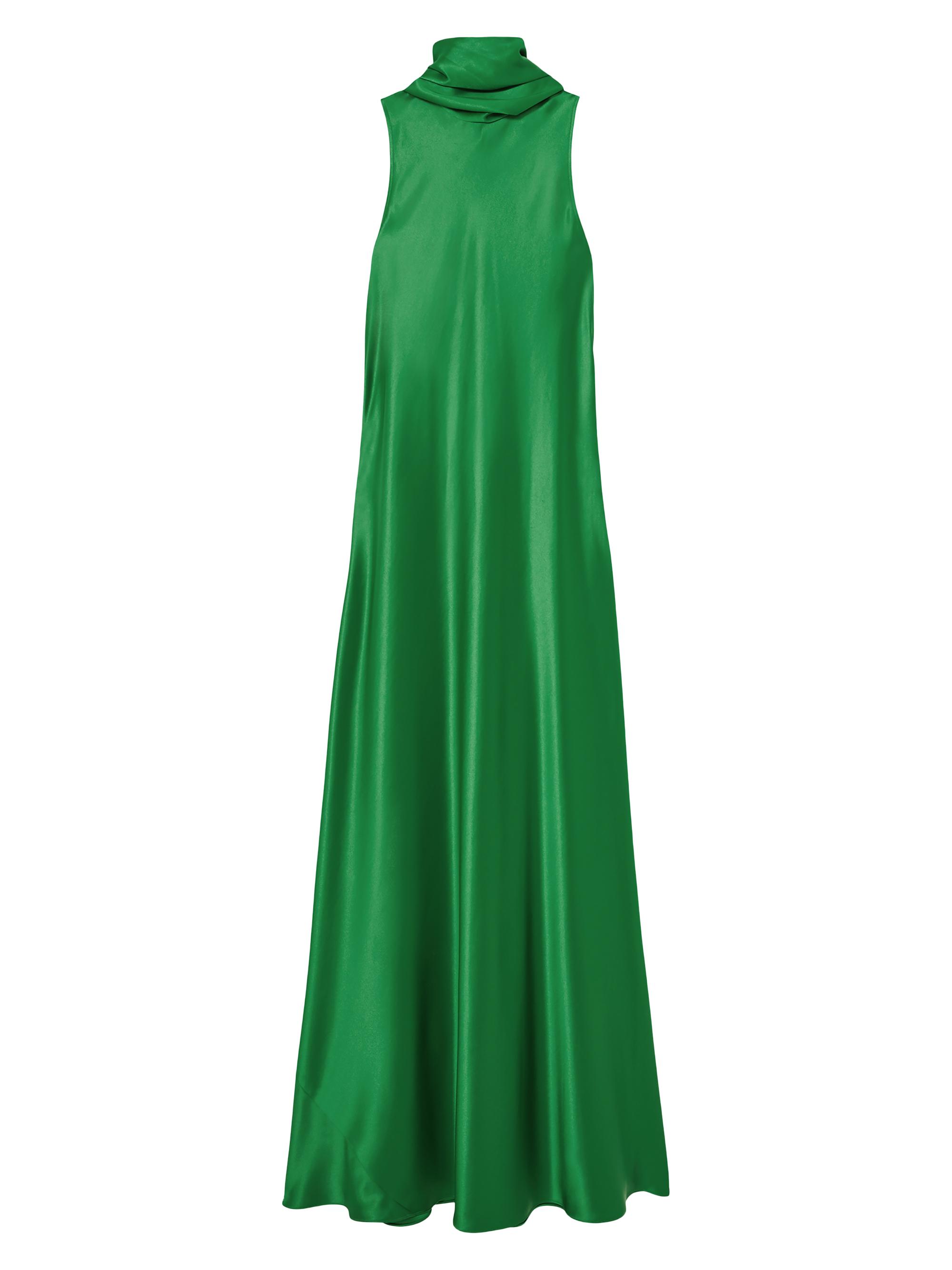 Reiss Women's Fae Satin Cape Gown - Green