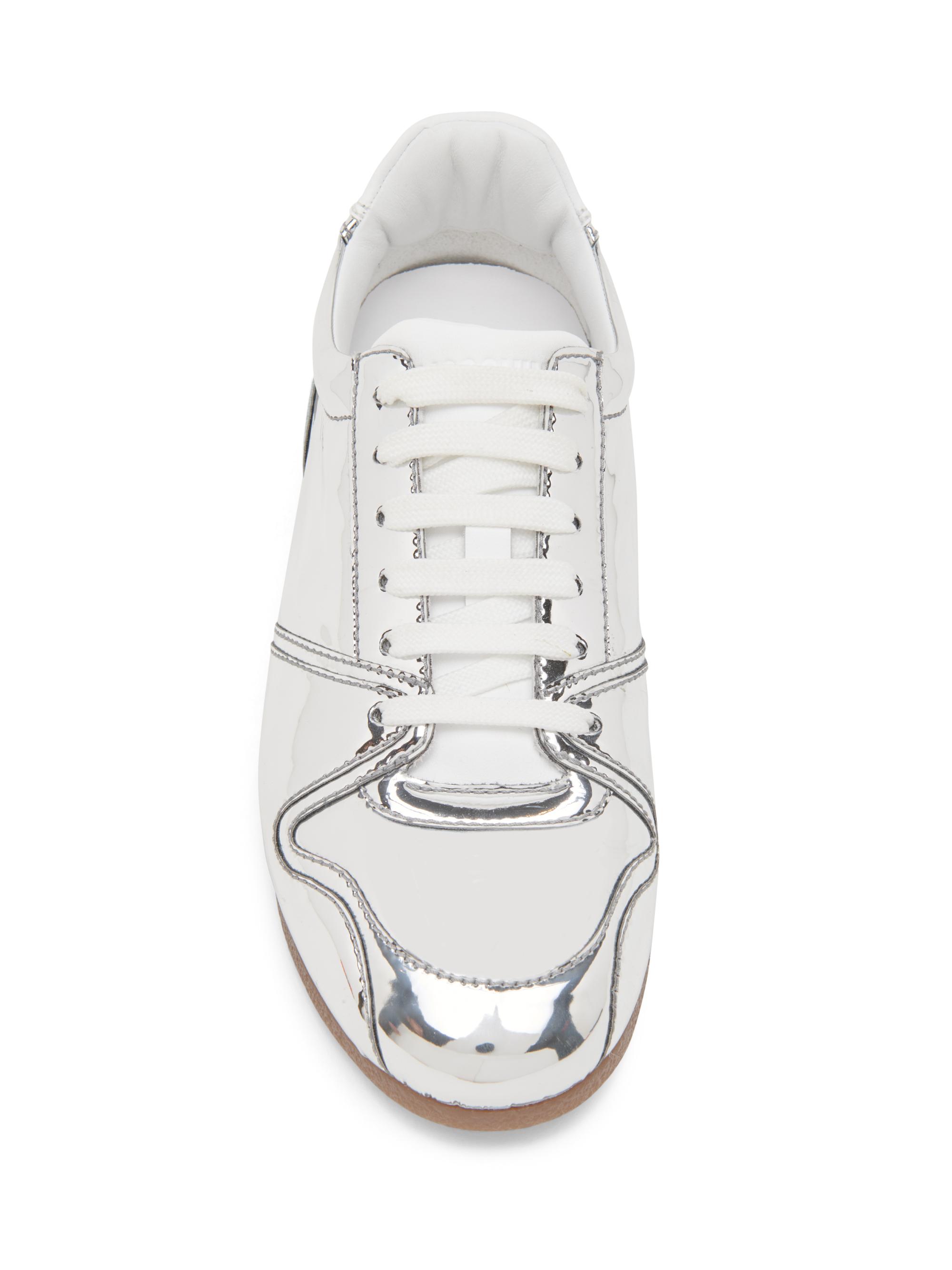 Moschino Mirrored Low-Top Tennis Shoes | Saks Fifth Avenue