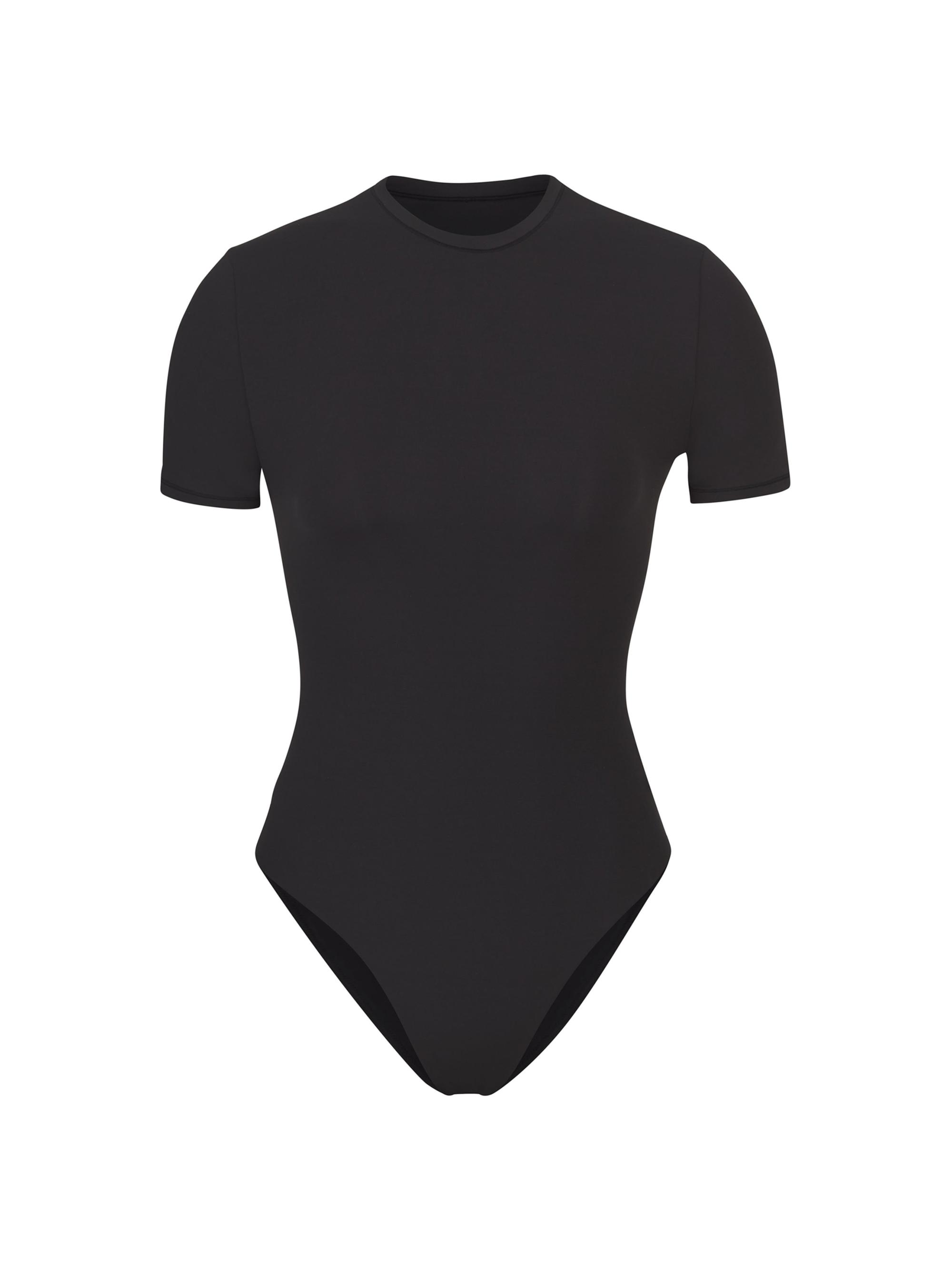 SKIMS Women's Fits Everybody Fe T-Shirt Bodysuit - Onyx