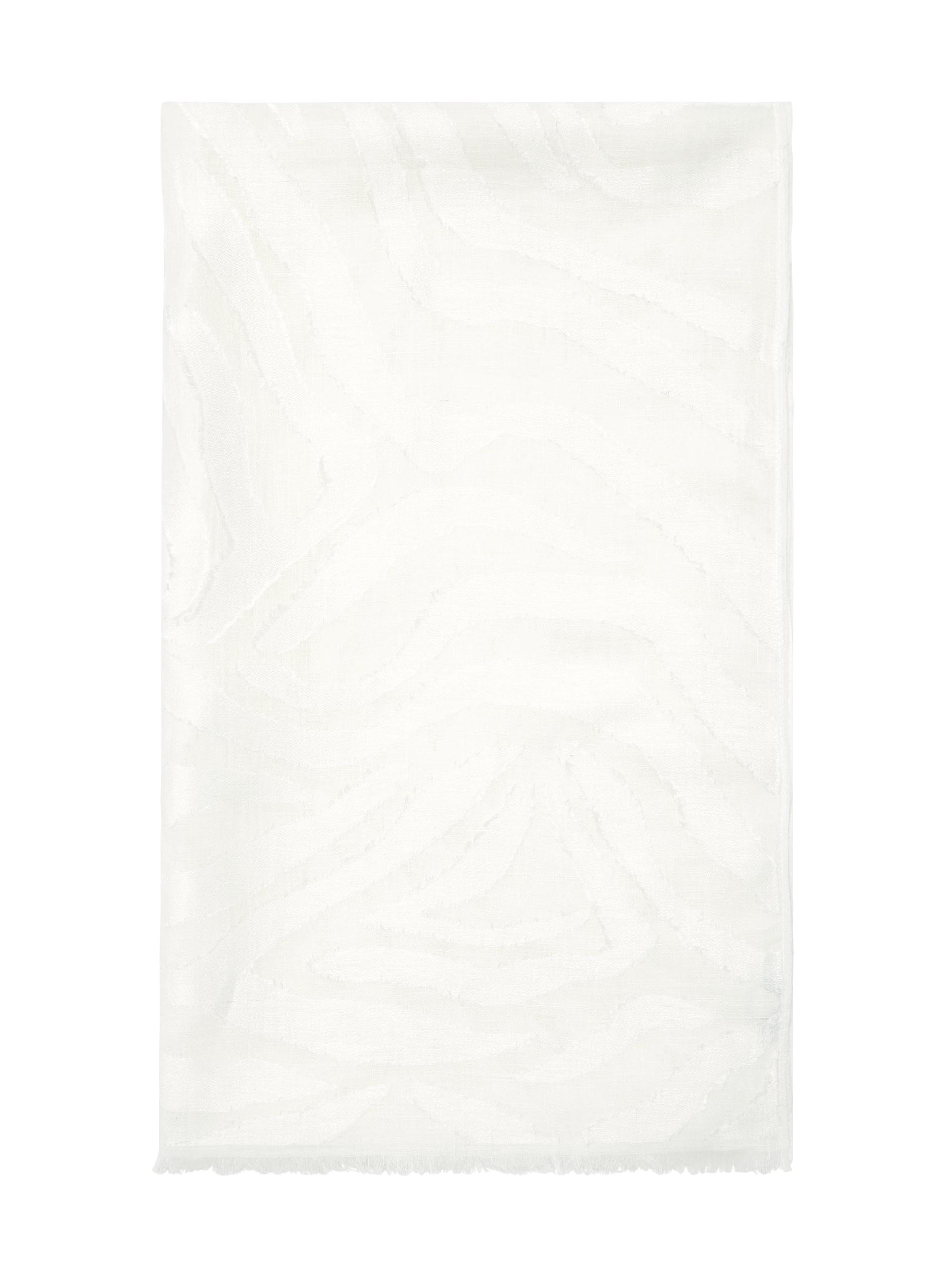 Brunello Cucinelli Women's Linen Scarf - White