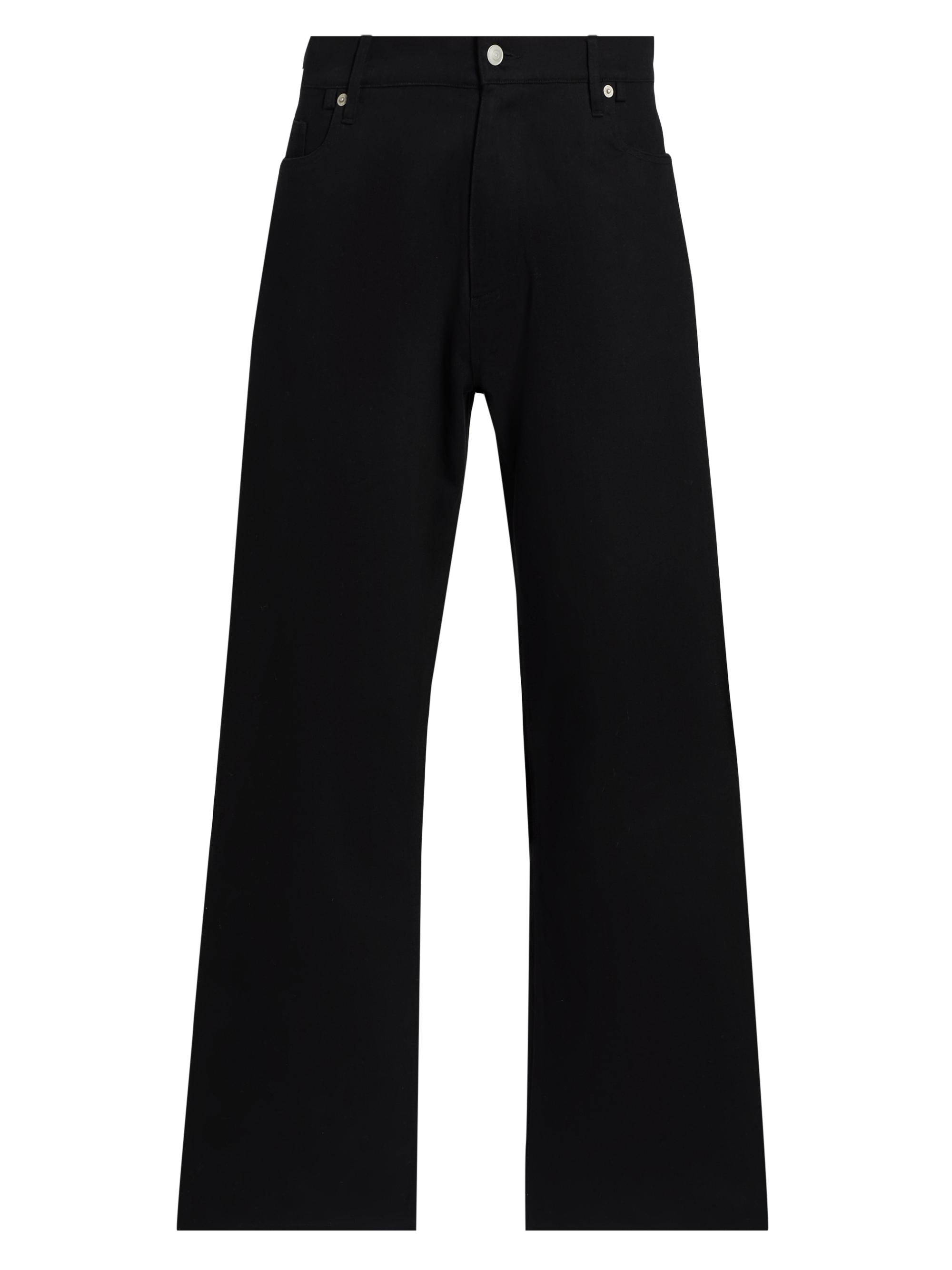 EZR Men's Cotton Embellished Mid-Rise Straight-Leg Jeans - Black