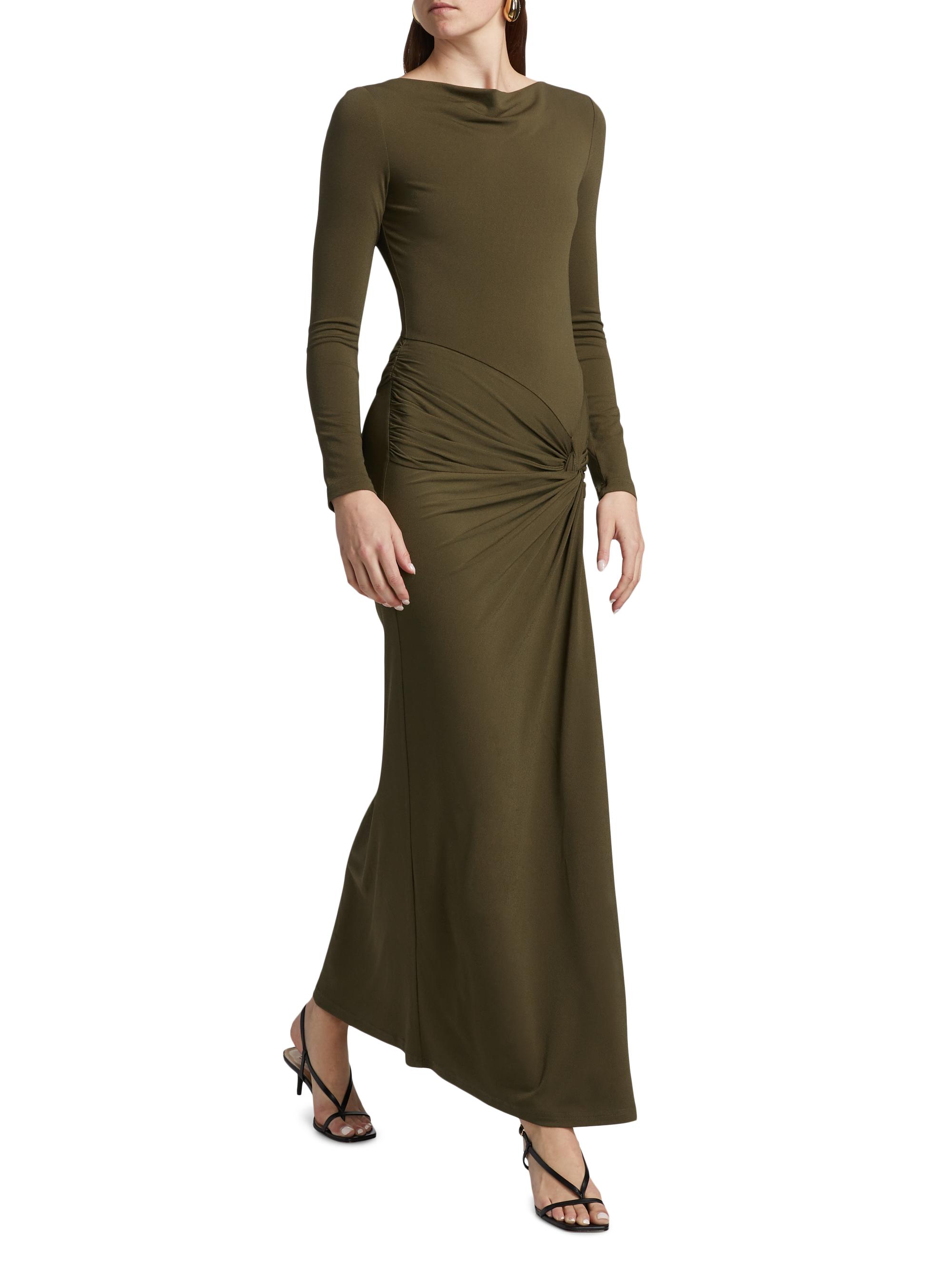 Significant Other Sarlyn Crepe Long-Sleeve Maxi Dress | Saks Fifth Avenue