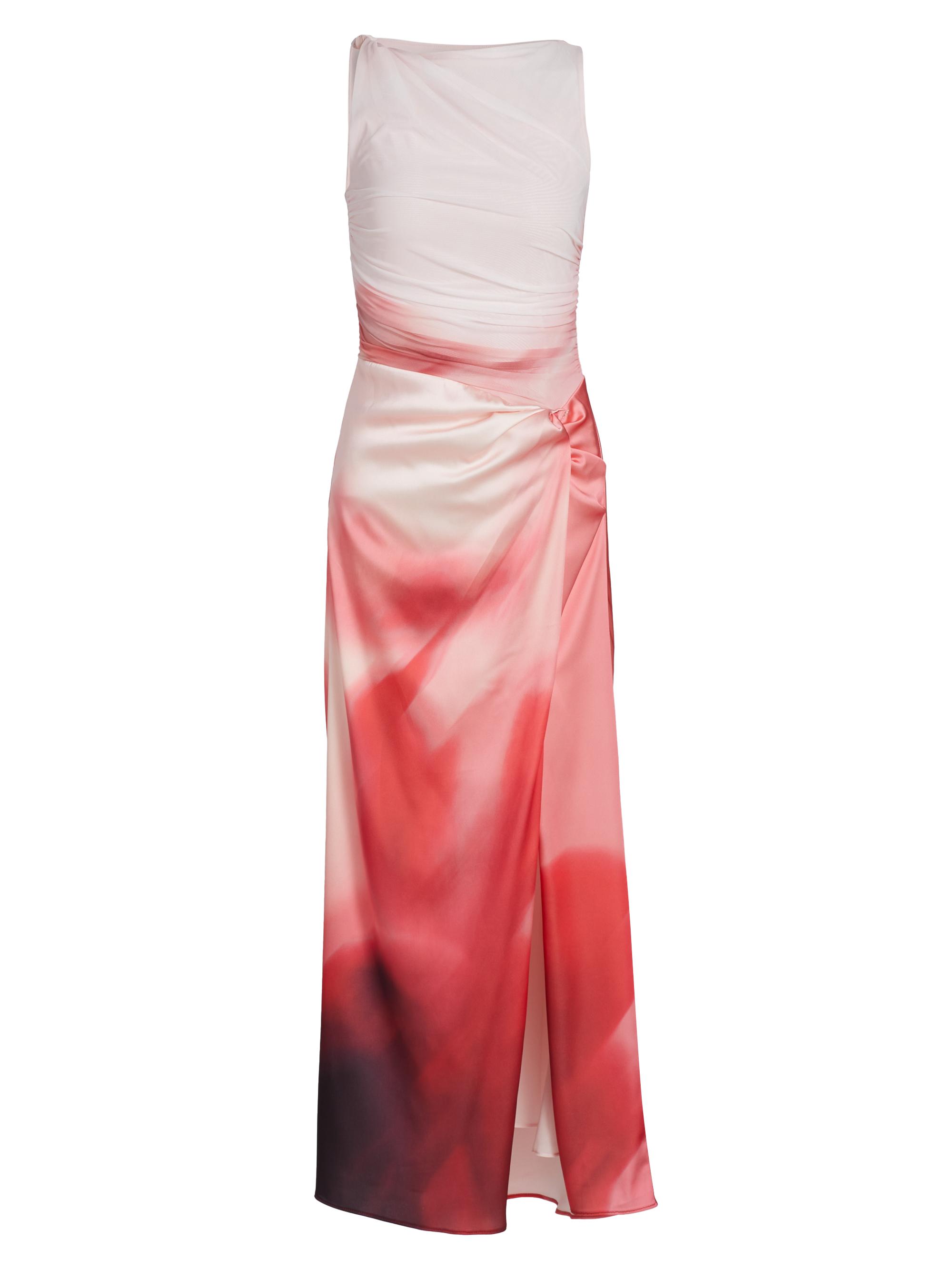 Significant Other Women's Brianna Dyed Mesh Satin Maxi Dress - Rosewater Haze