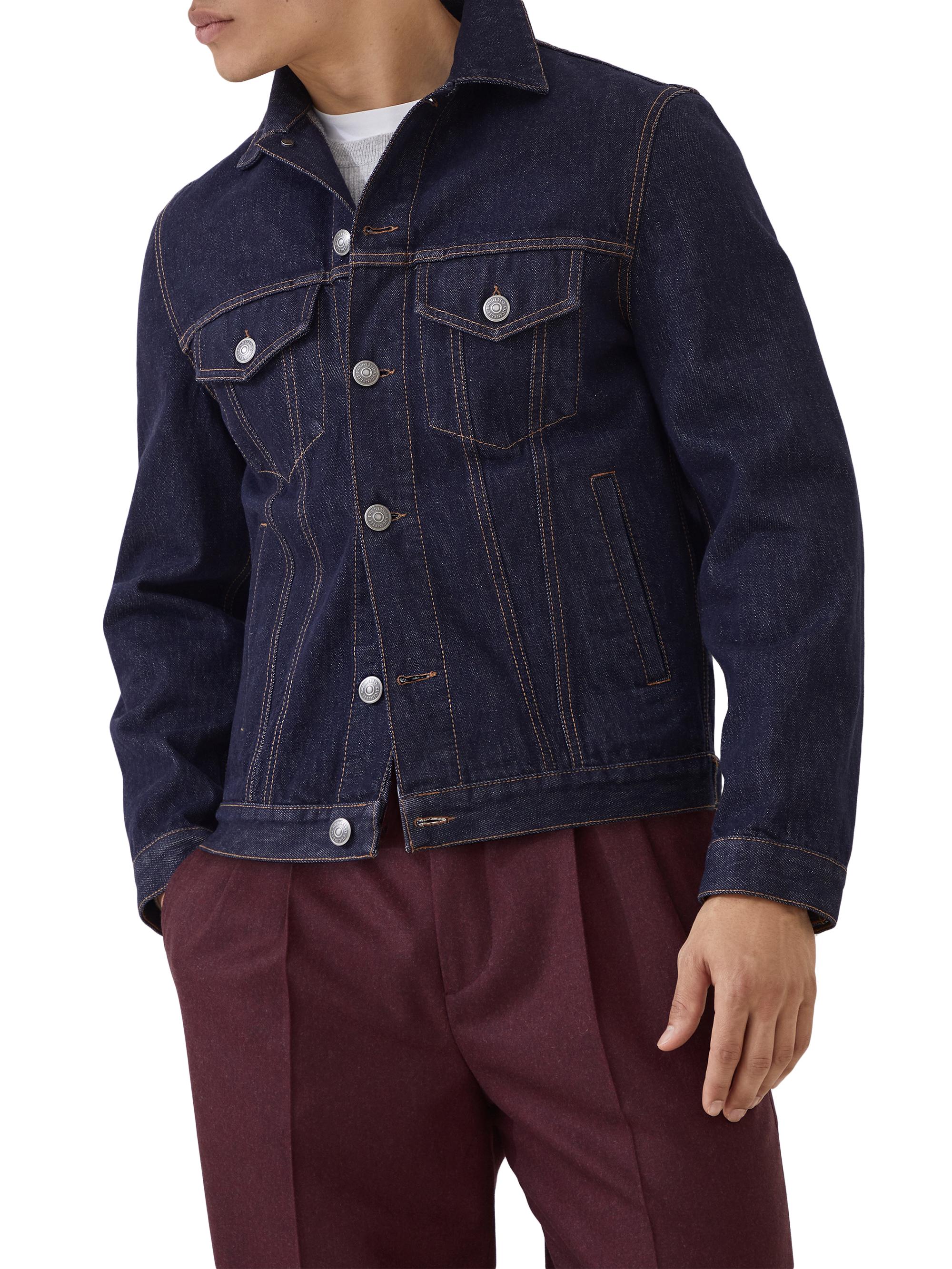 Brunello Cucinelli No Fade Denim Four Pocket Jacket | Saks Fifth