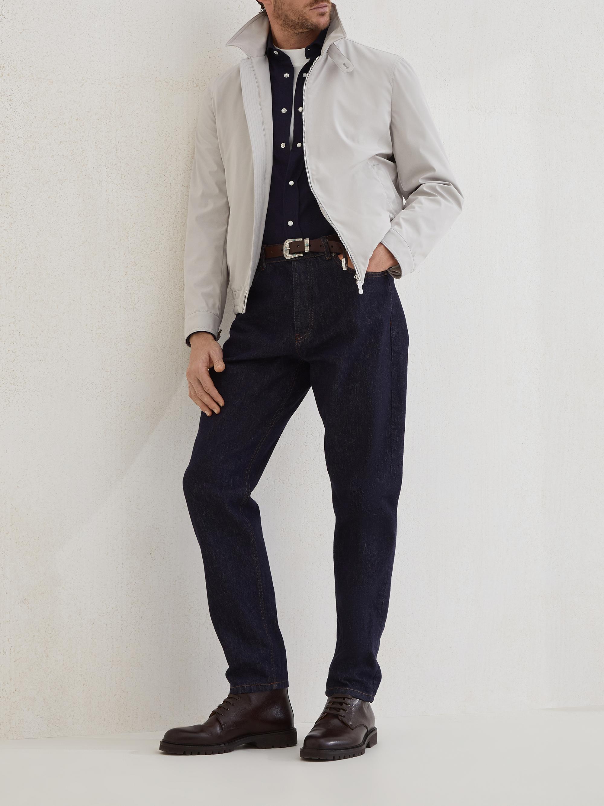 Brunello Cucinelli Stretch Bonded Nylon Bomber Jacket | Saks Fifth