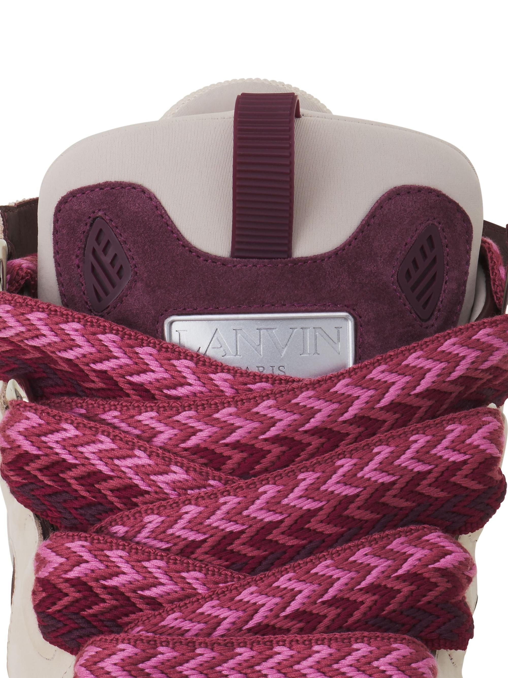 Lanvin Curb Leather Sneakers | Saks Fifth Avenue