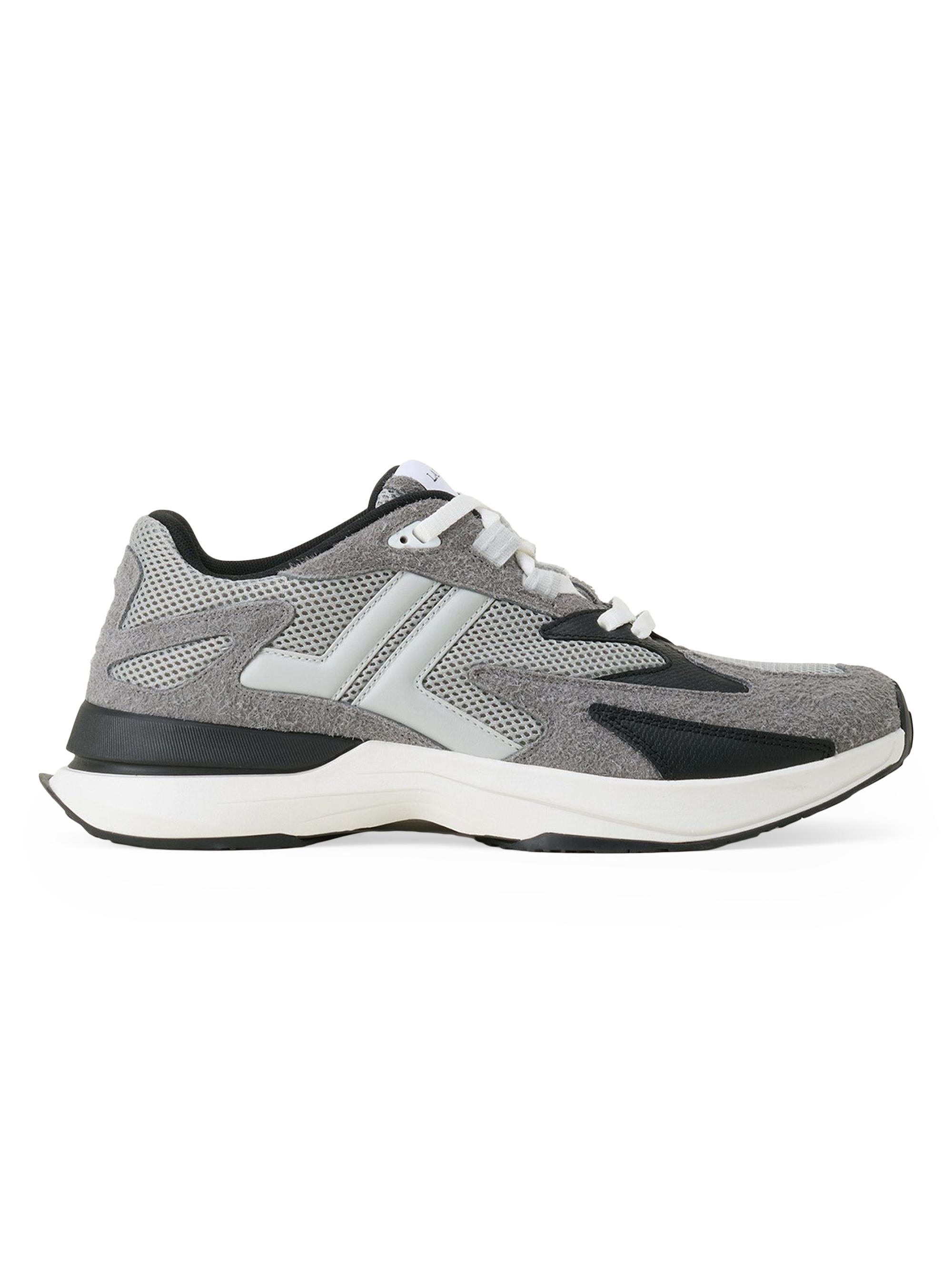 Lanvin Men's Jla Mesh Sneakers - Light Grey Dark Grey