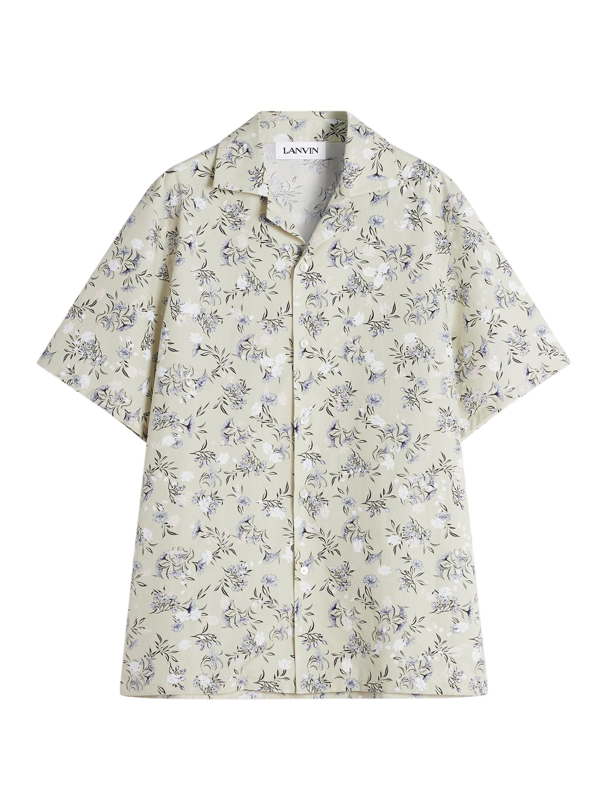 Lanvin Men's Printed Cotton Shirt - Lin