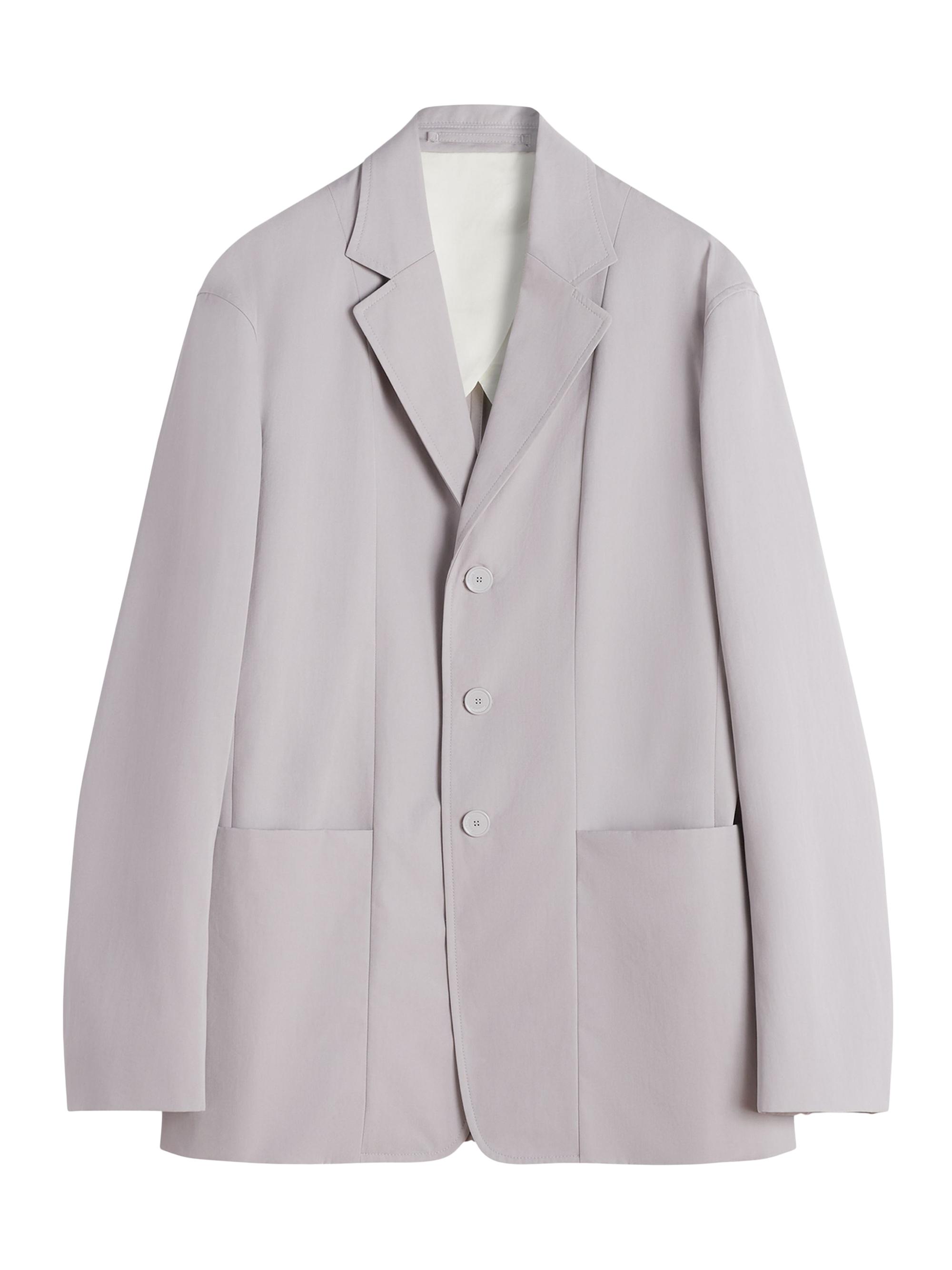 Lanvin Men's Straight Fit Cotton Jacket - Mink