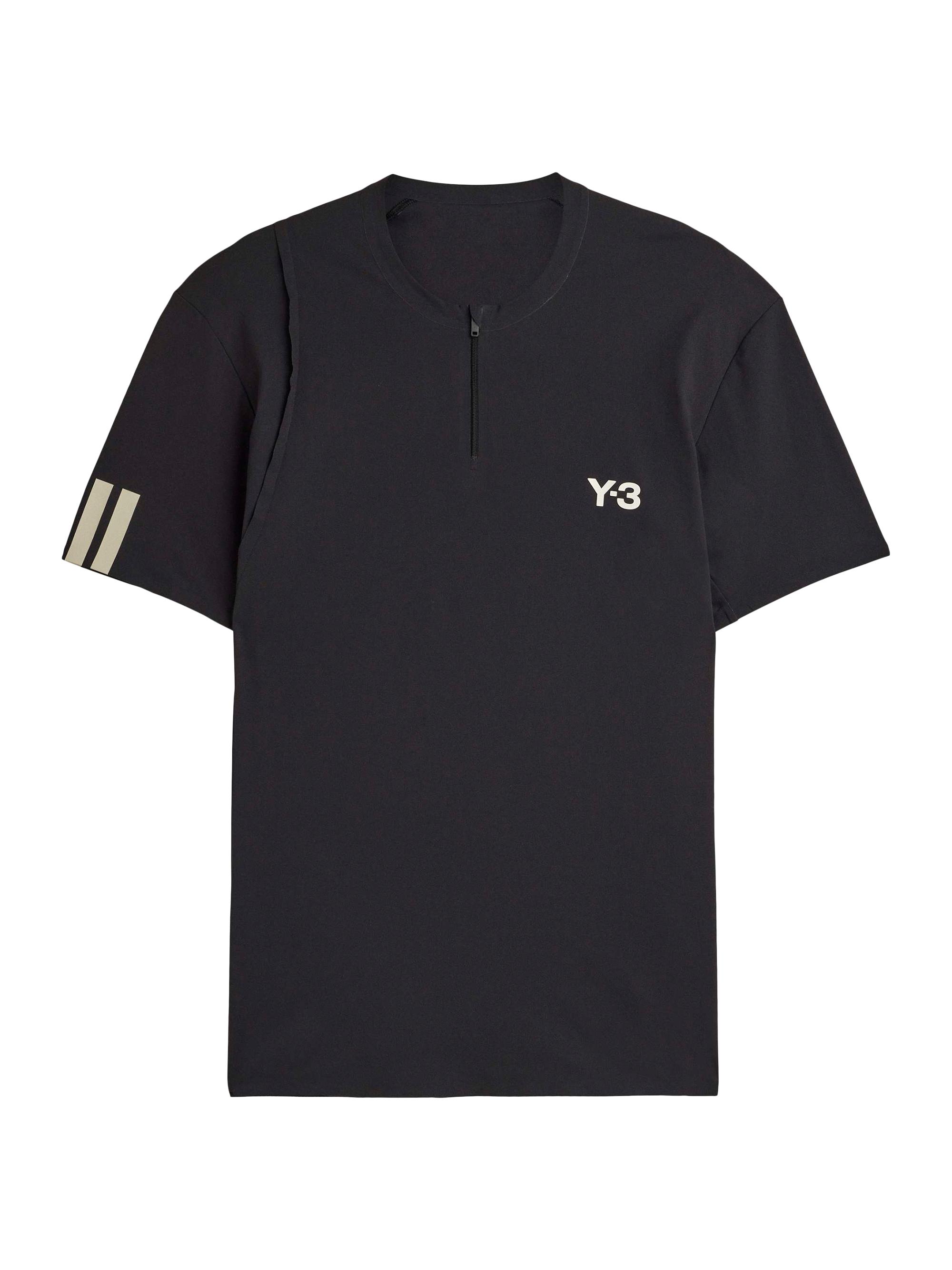adidas Men's Y-3 Freelift Zip T-Shirt - Black