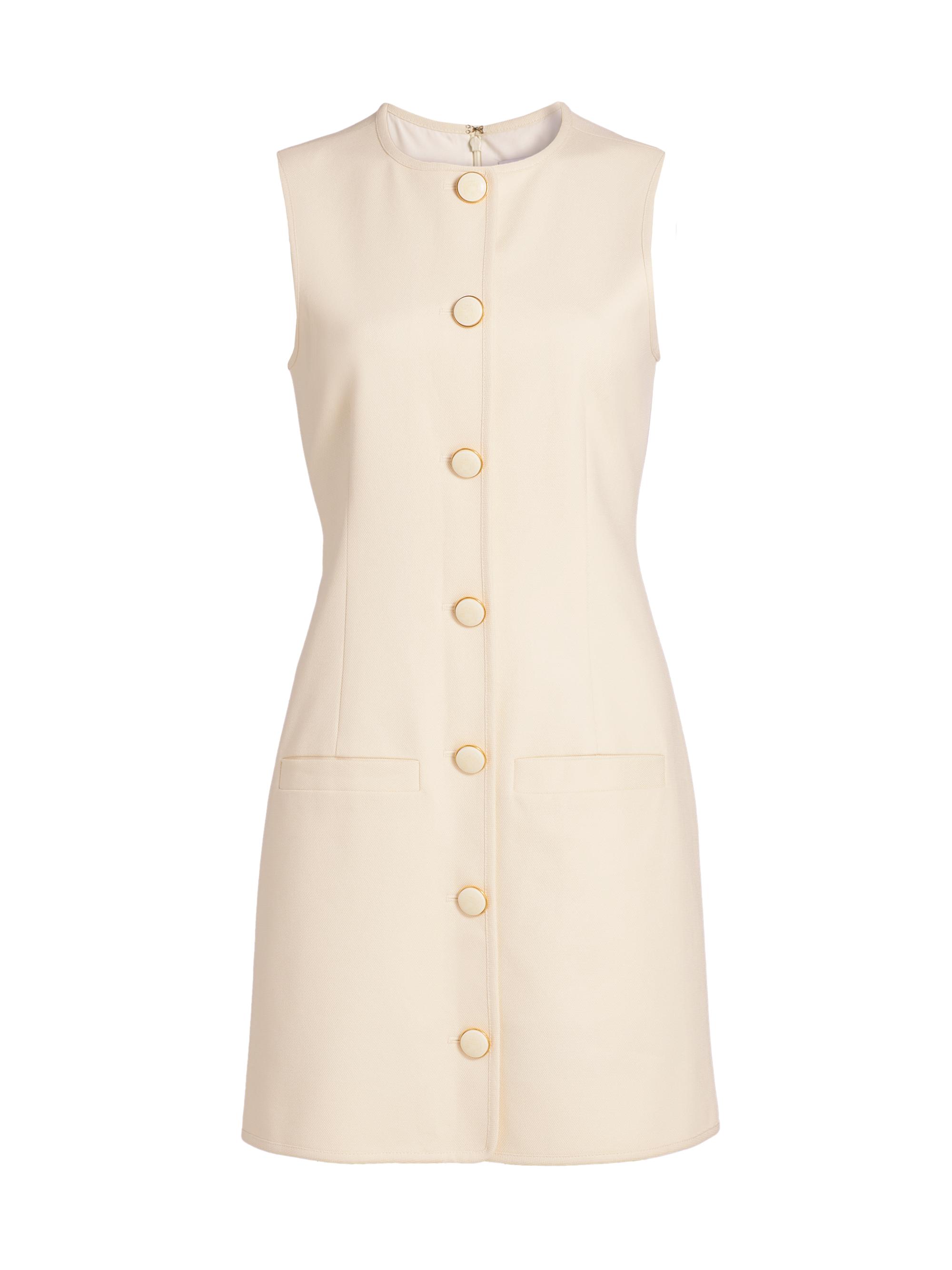Veronica Beard Whistler Stretch-Cotton Shift Dress | Saks Fifth Avenue