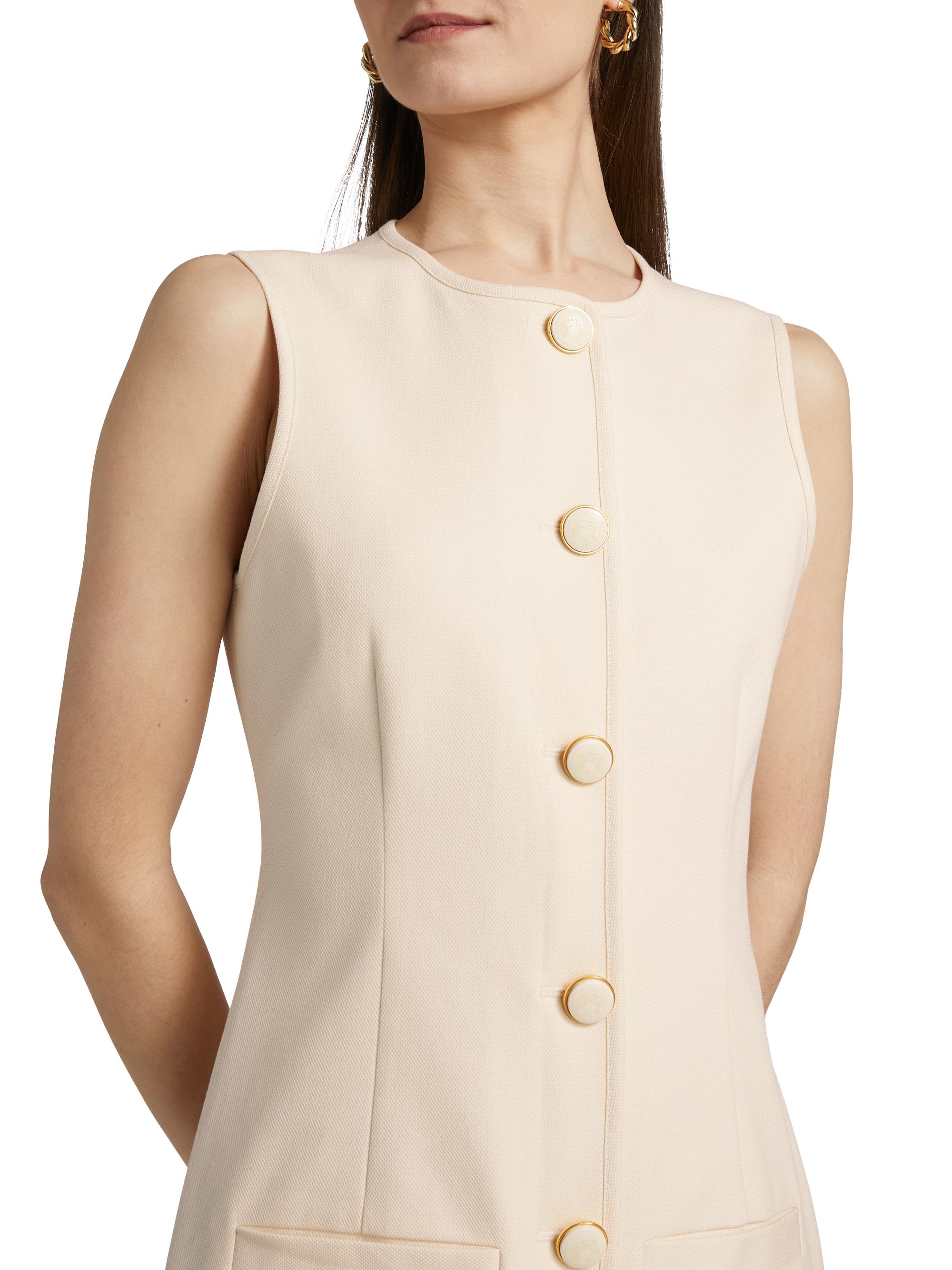 Veronica Beard Whistler Stretch-Cotton Shift Dress | Saks Fifth Avenue