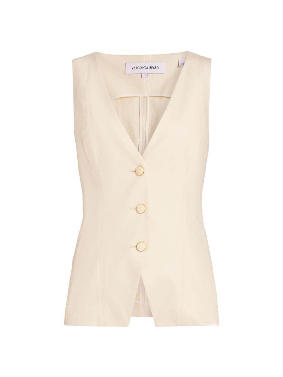 Veronica Beard Avalina Tailored Vest | Saks Fifth Avenue
