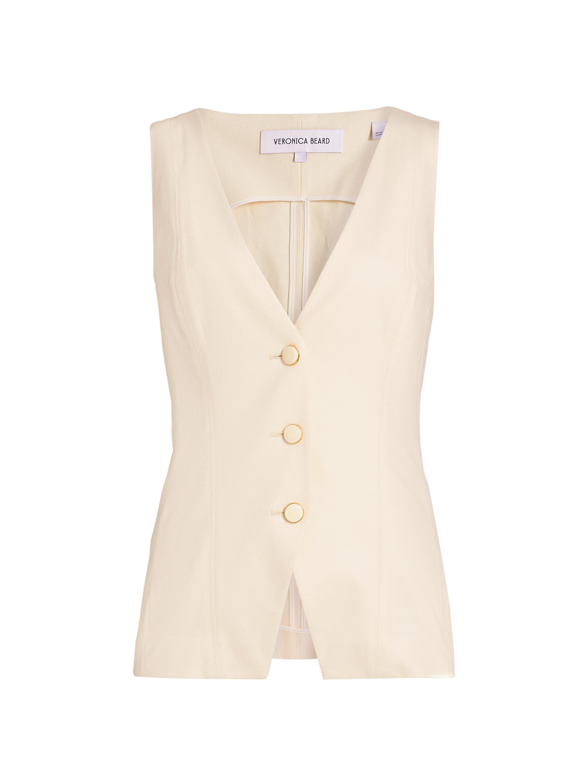 Veronica Beard Avalina Tailored Vest | Saks Fifth Avenue