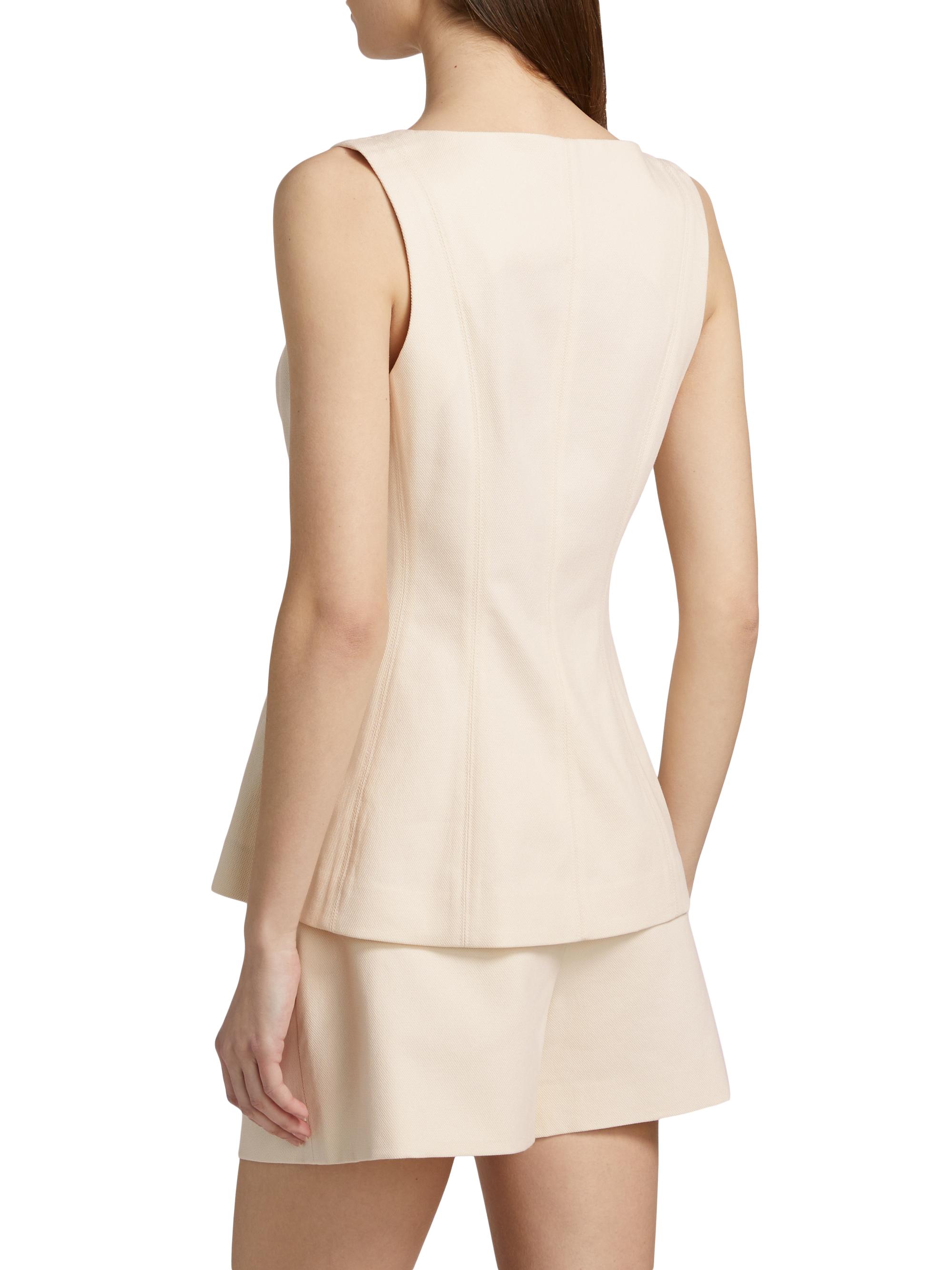 Veronica Beard Avalina Vest in Blue Mirage