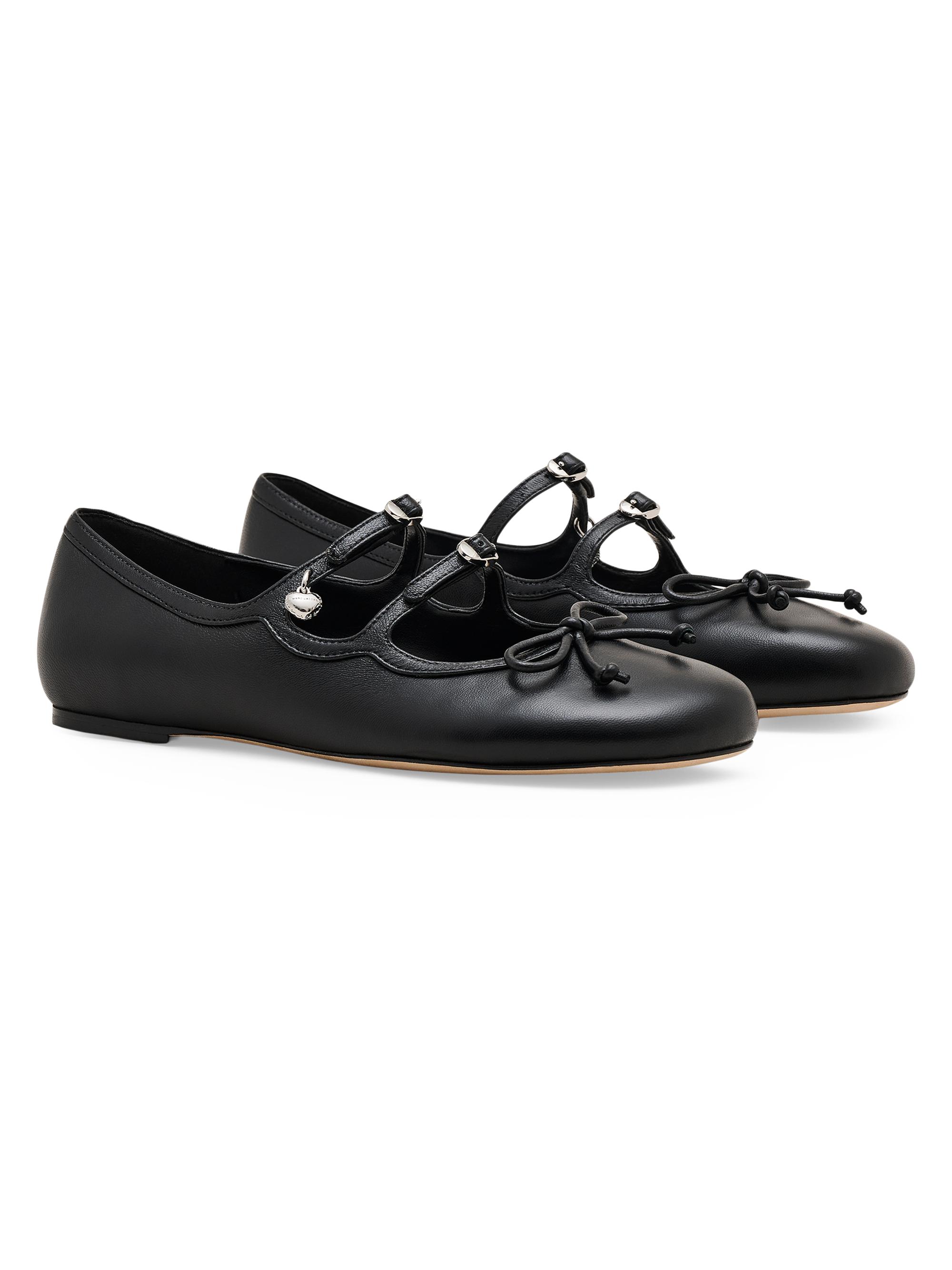 Marc Jacobs The Kiki Bow-Detail Leather Ballerina Flats | Saks