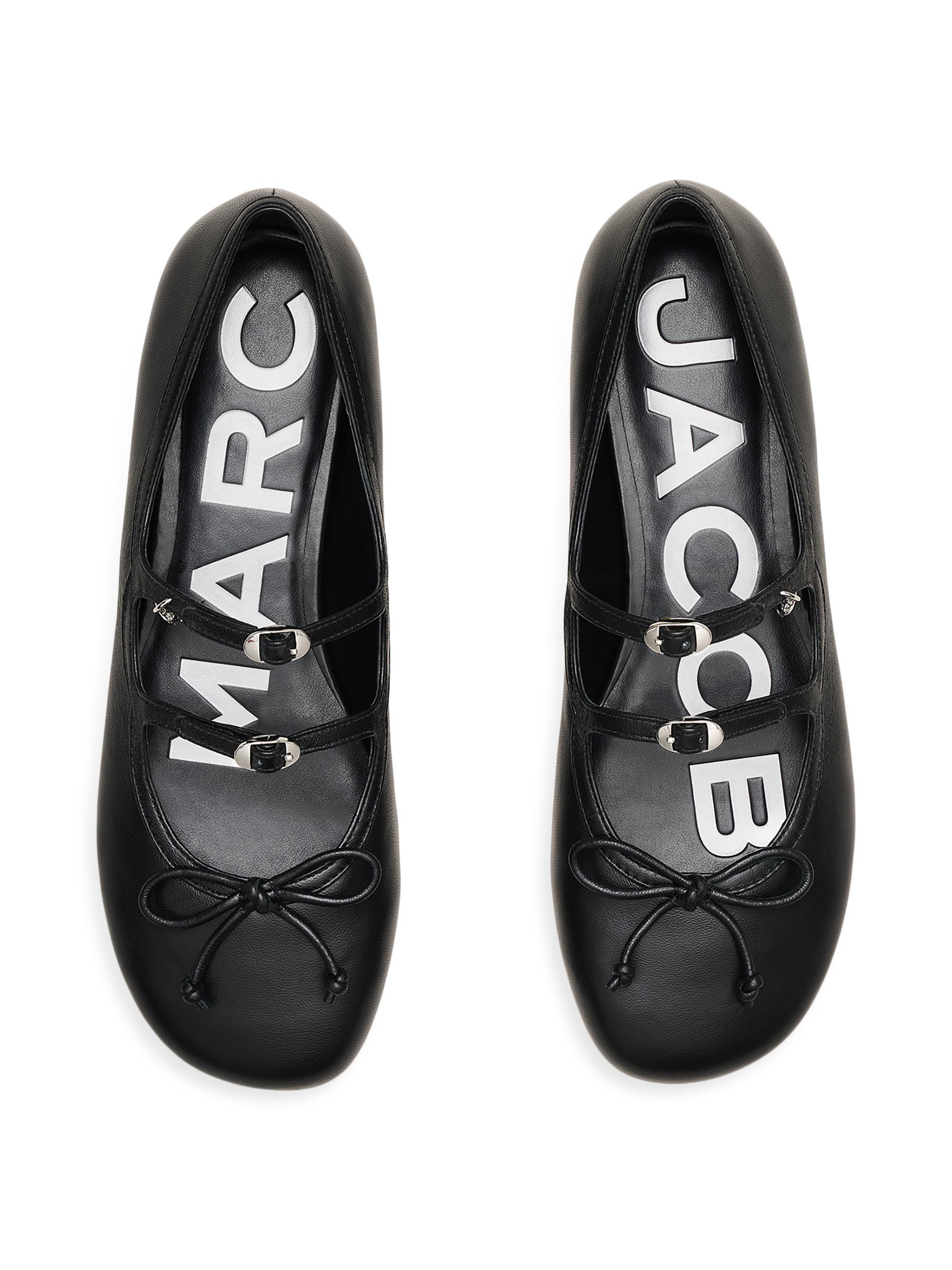 Marc Jacobs The Kiki Bow-Detail Leather Ballerina Flats | Saks