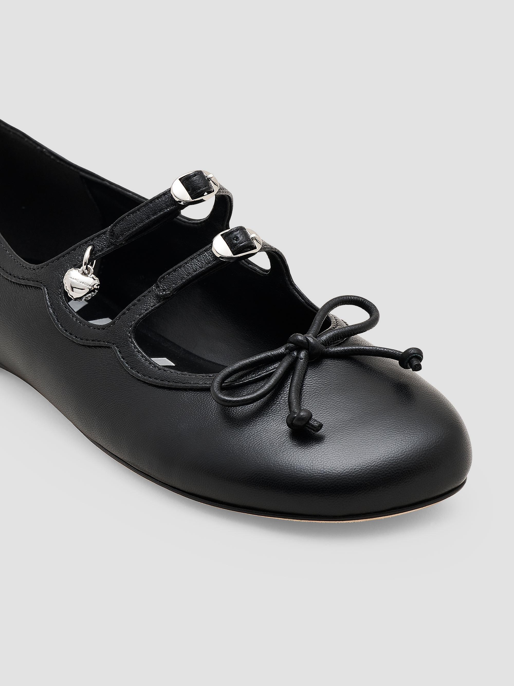 バレエ kiki Marc Jacobs The Kiki Bow-Detail Leather Ballerina Flats | Saks